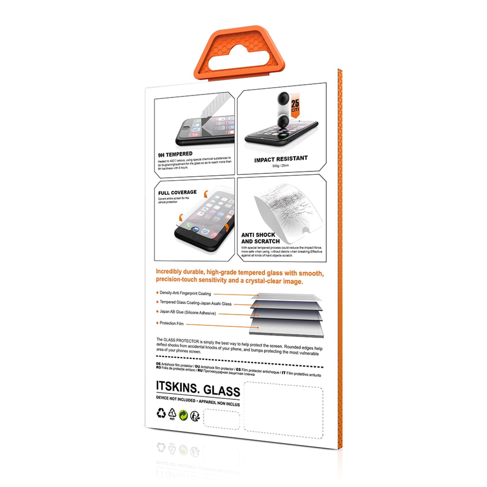 ITSKINS 2 IN 1 GLASS KIT til iPhone XS / X®