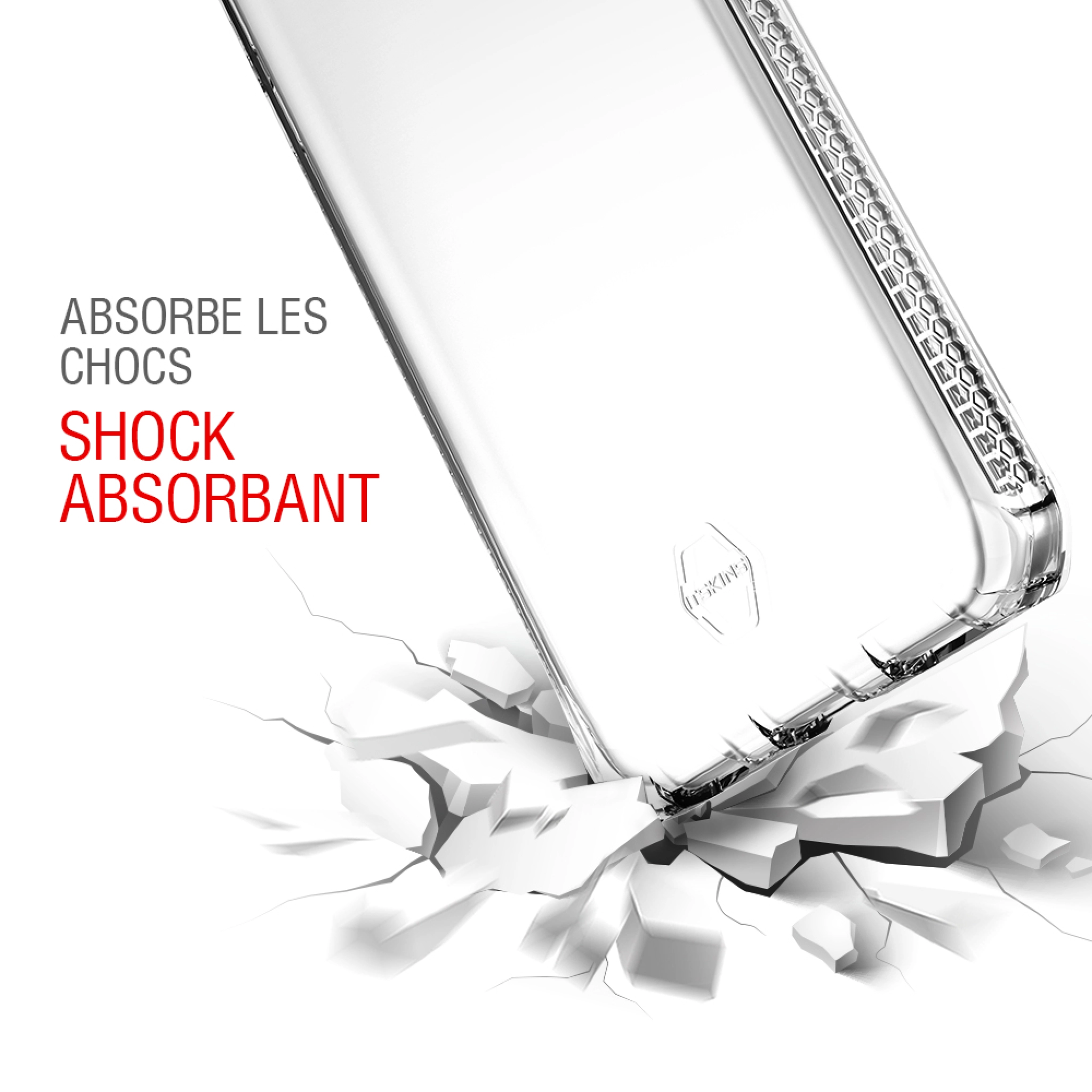 ITSKINS SPECTRUM CLEAR cover til Huawei Y6 II®. Gennemsigtig