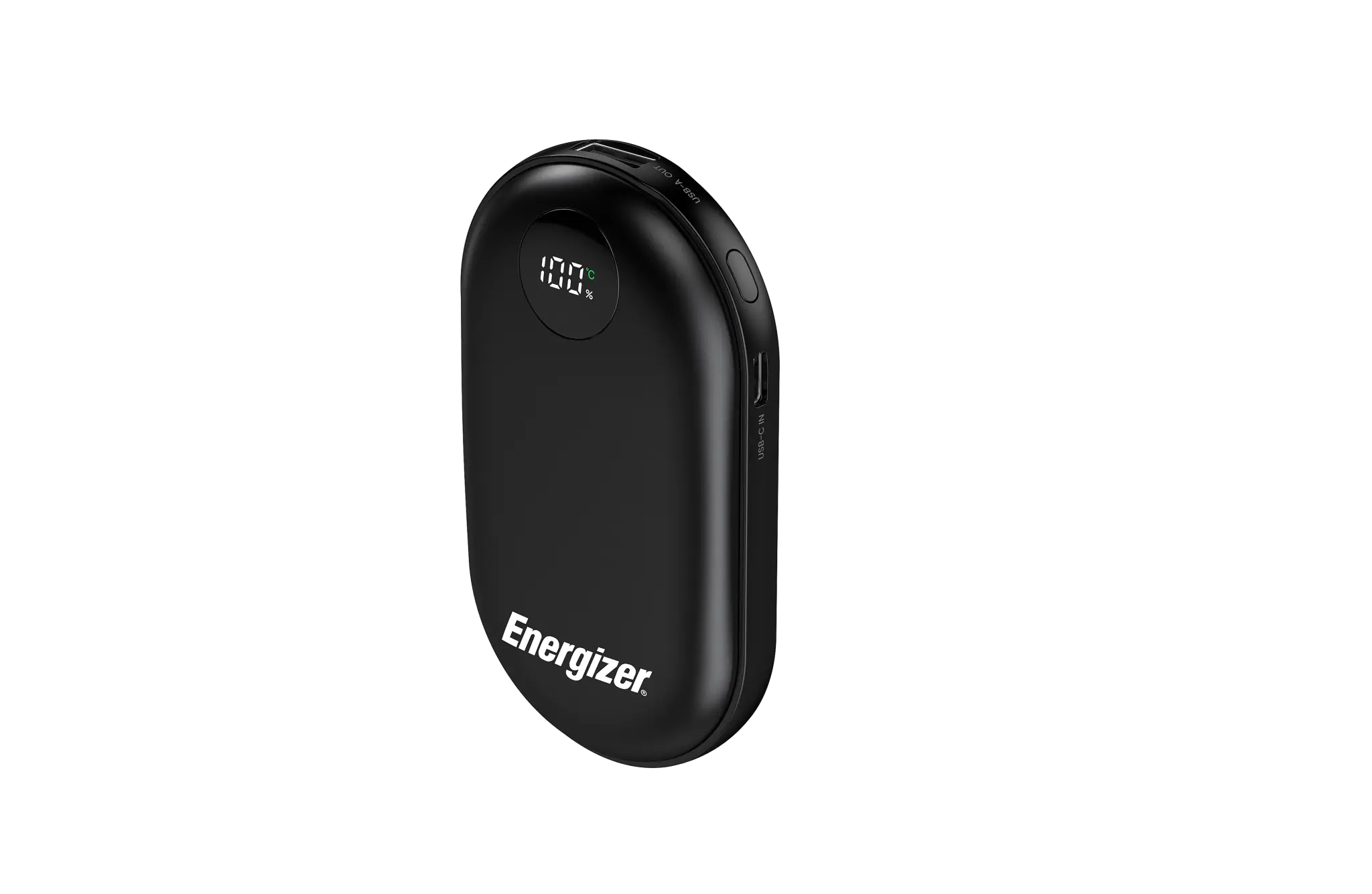 Energizer 2-i-1 håndvarmer og powerbank. Sort