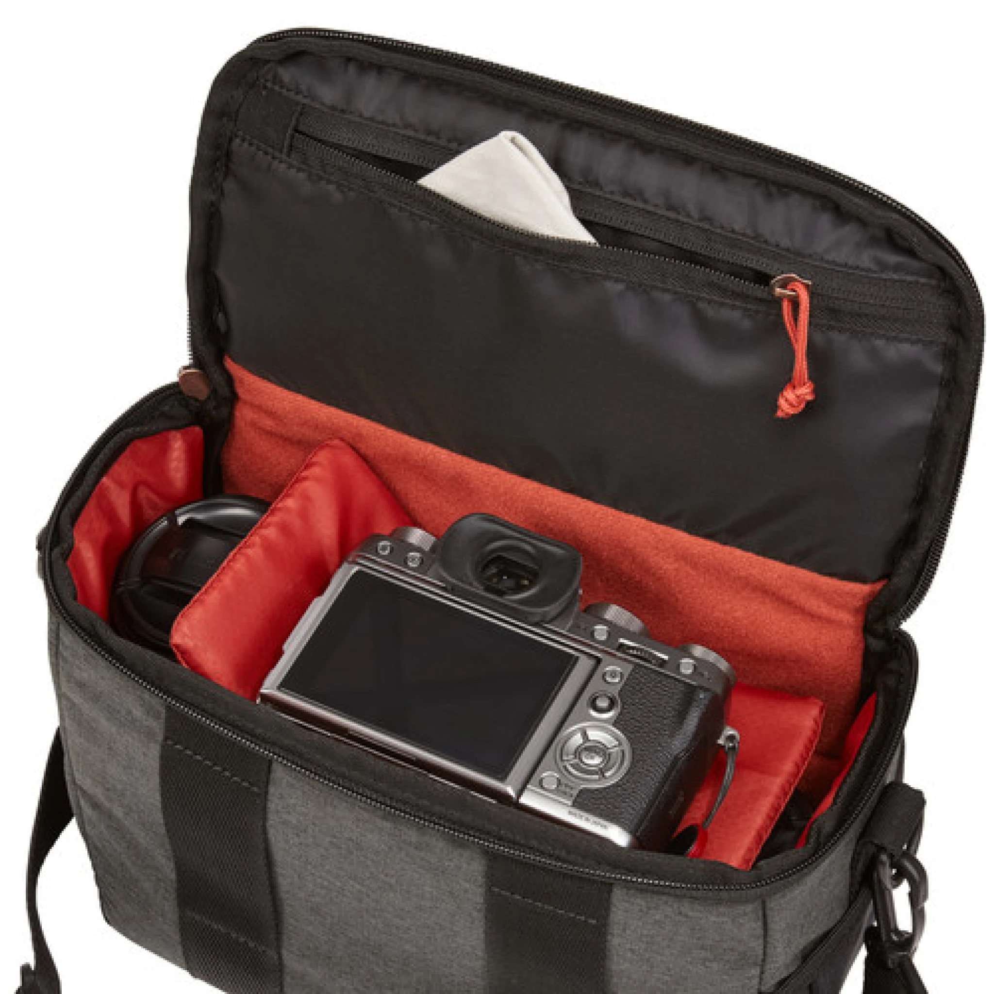 Case Logic ERA DSLR-kameraskuldertaske. Obsidian