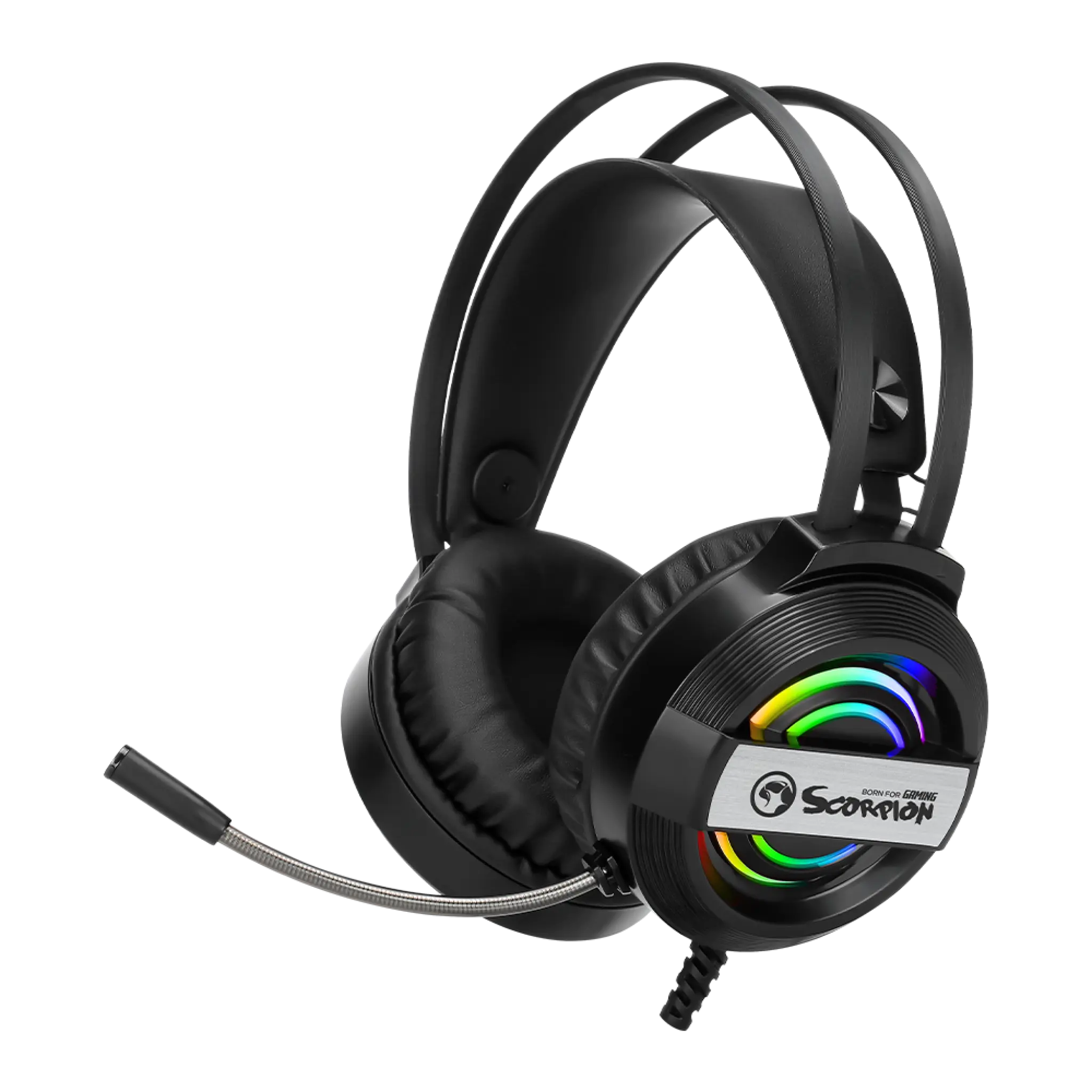 Marvo gaming headset m/mic. Sort