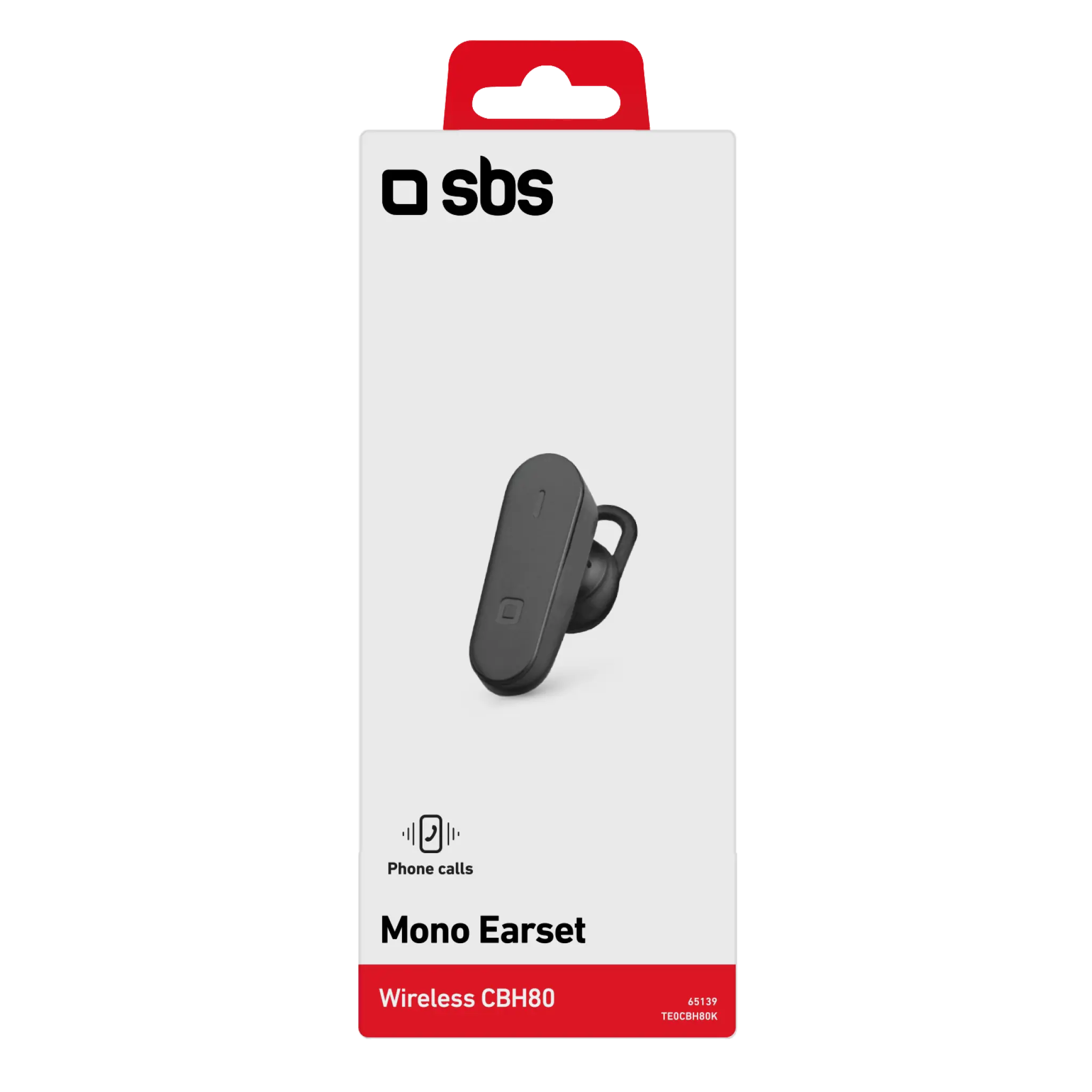 SBS Trådløst Mono Headset. Sort