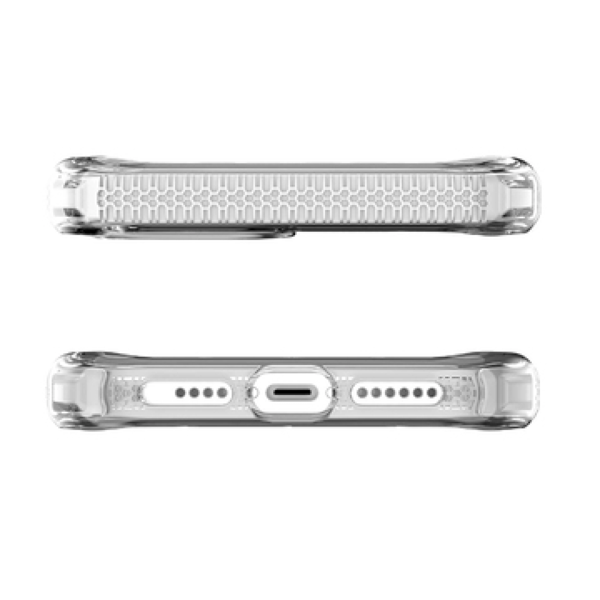 ITSKINS SUPREME CLEAR cover til iPhone 12 / 12 Pro®. Hvid og gennemsigtig