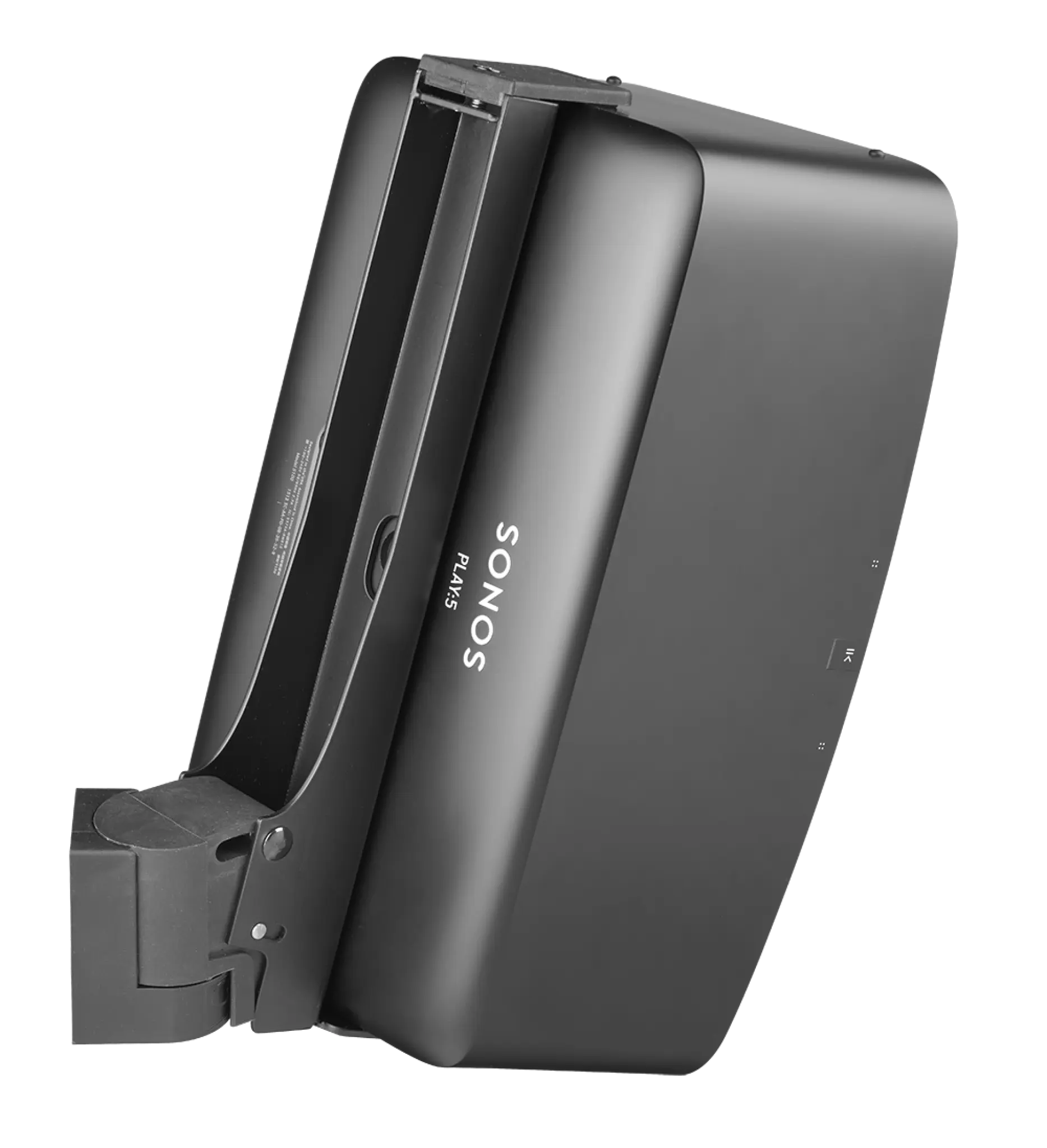 Cavus vægbeslag til Sonos® Five/Play:5. Vertikal. Sort