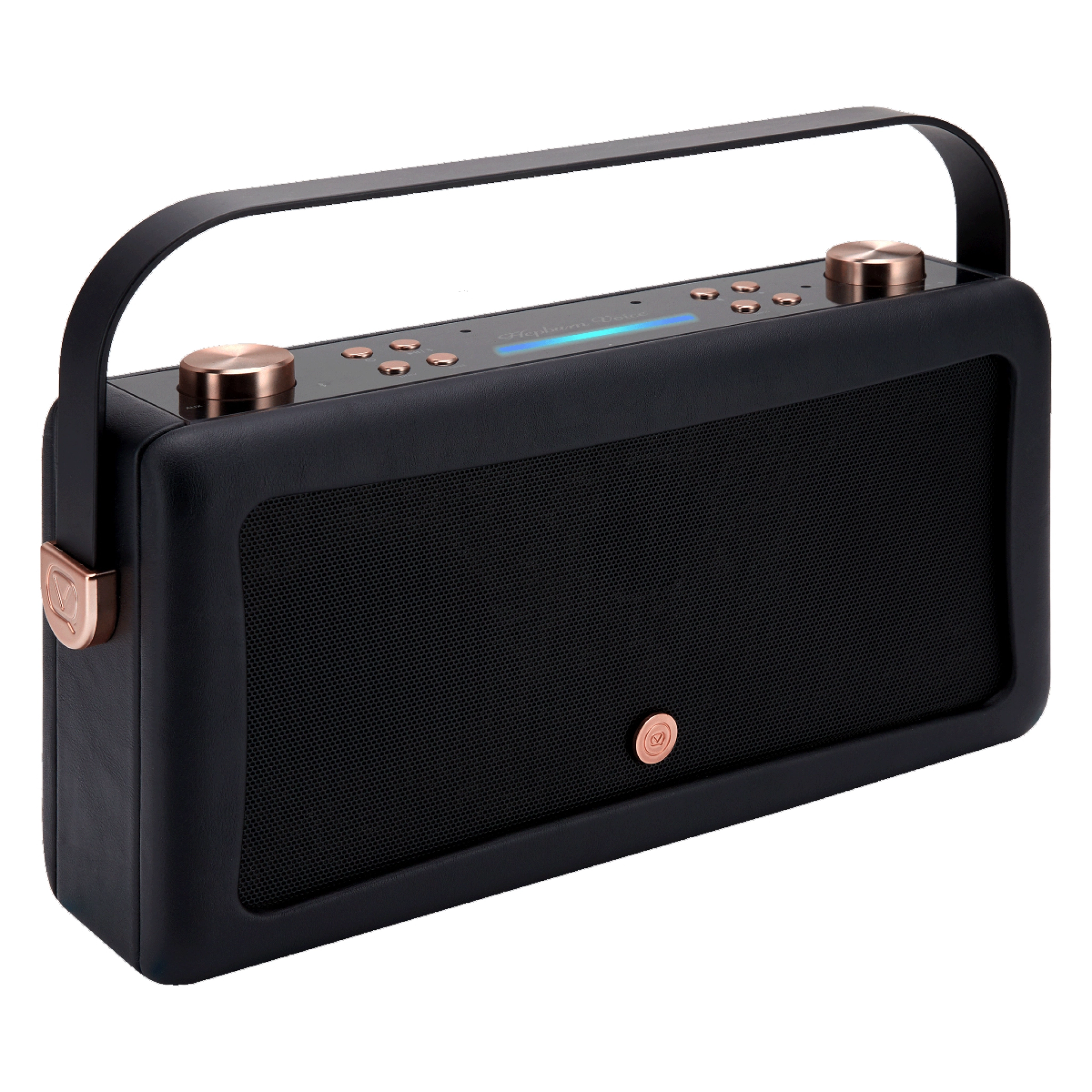 VQ Hepburn Voice Speaker. Sort/kobber