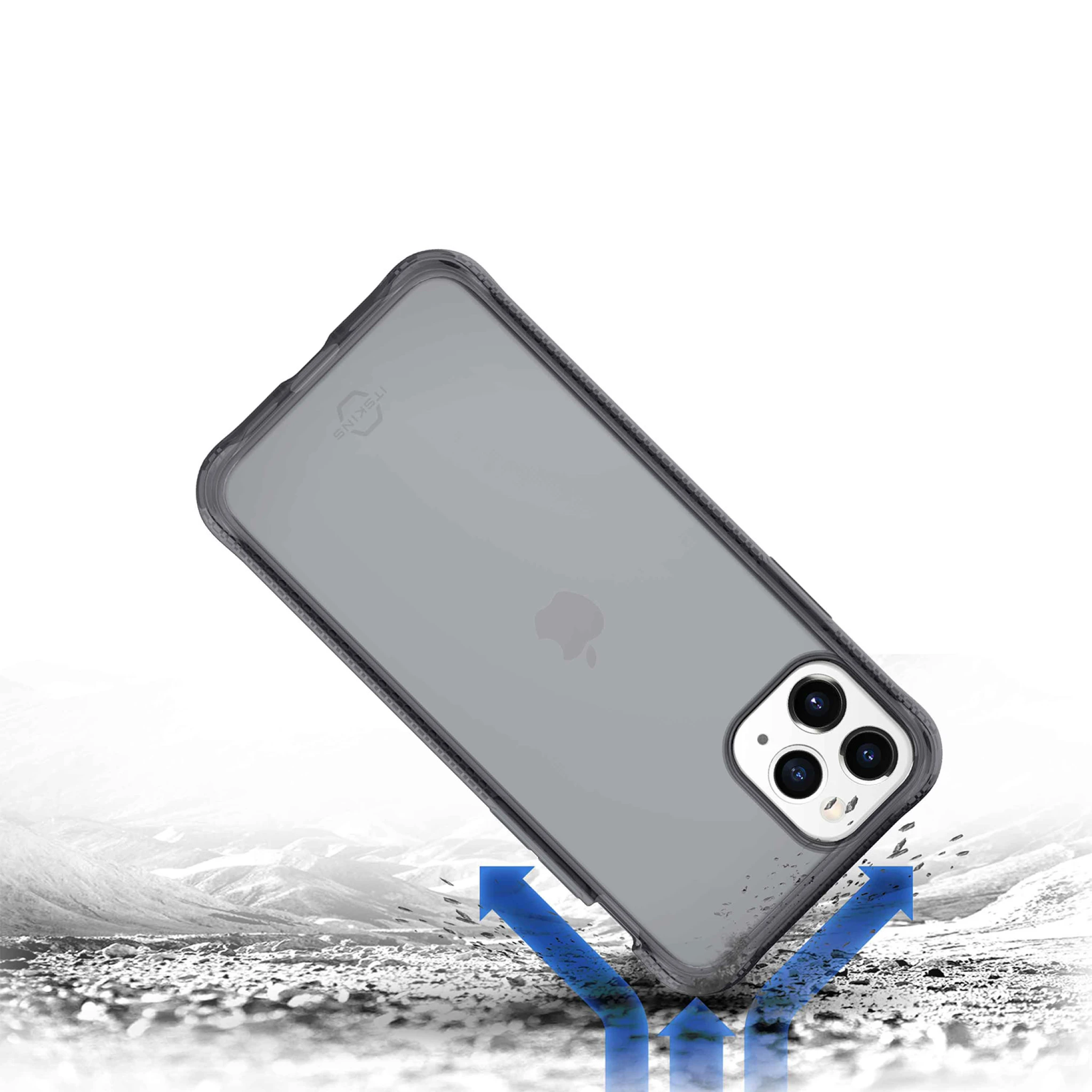 ITSKINS NANO GEL cover til iPhone 11 Pro / XS / X®. Sort ITSKINS NANO GEL cover til iPhone 11 Pro / XS / X®. Sort