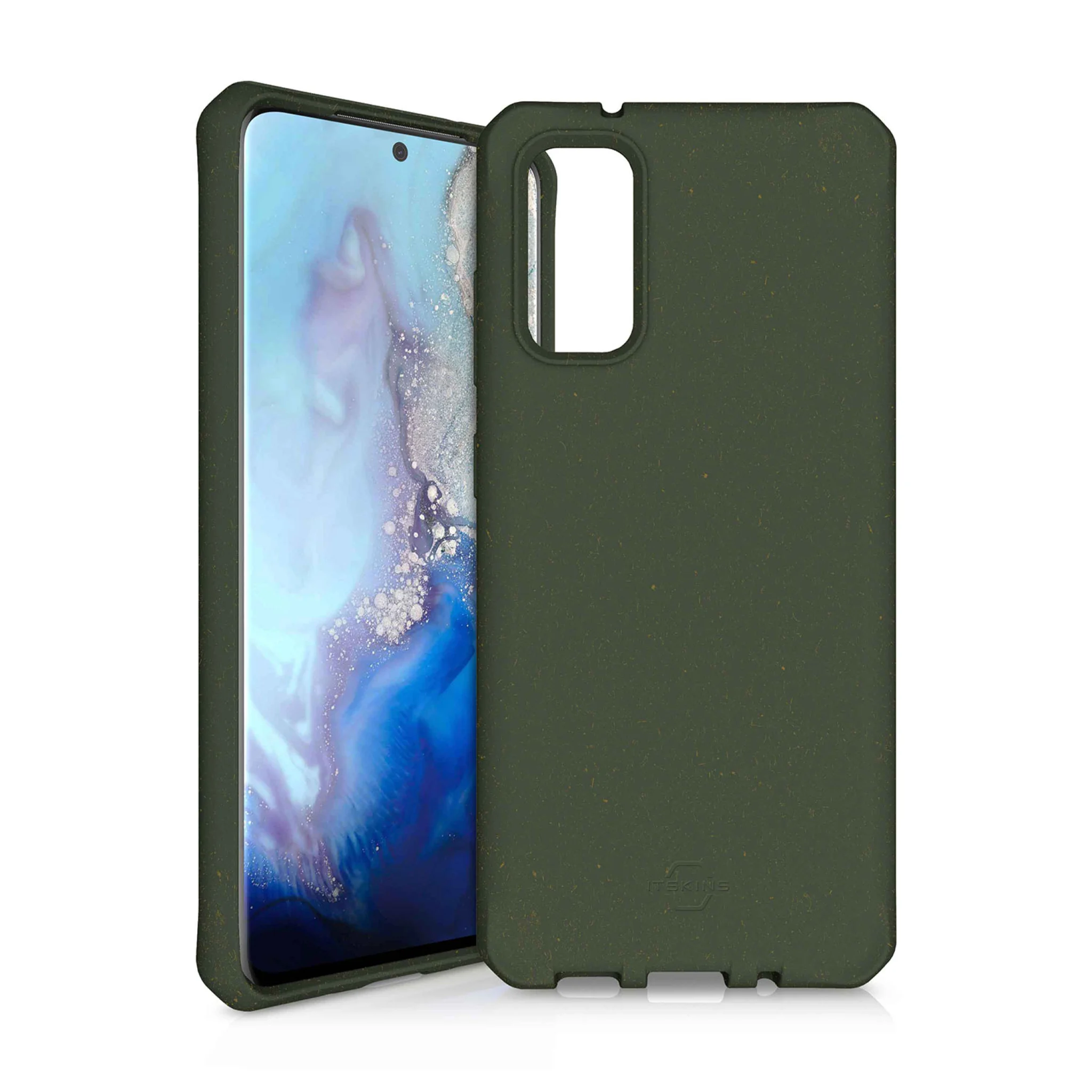 ITSKINS FERONIABIO cover til Samsung Galaxy S20 4G / 5G®. Kaki grøn