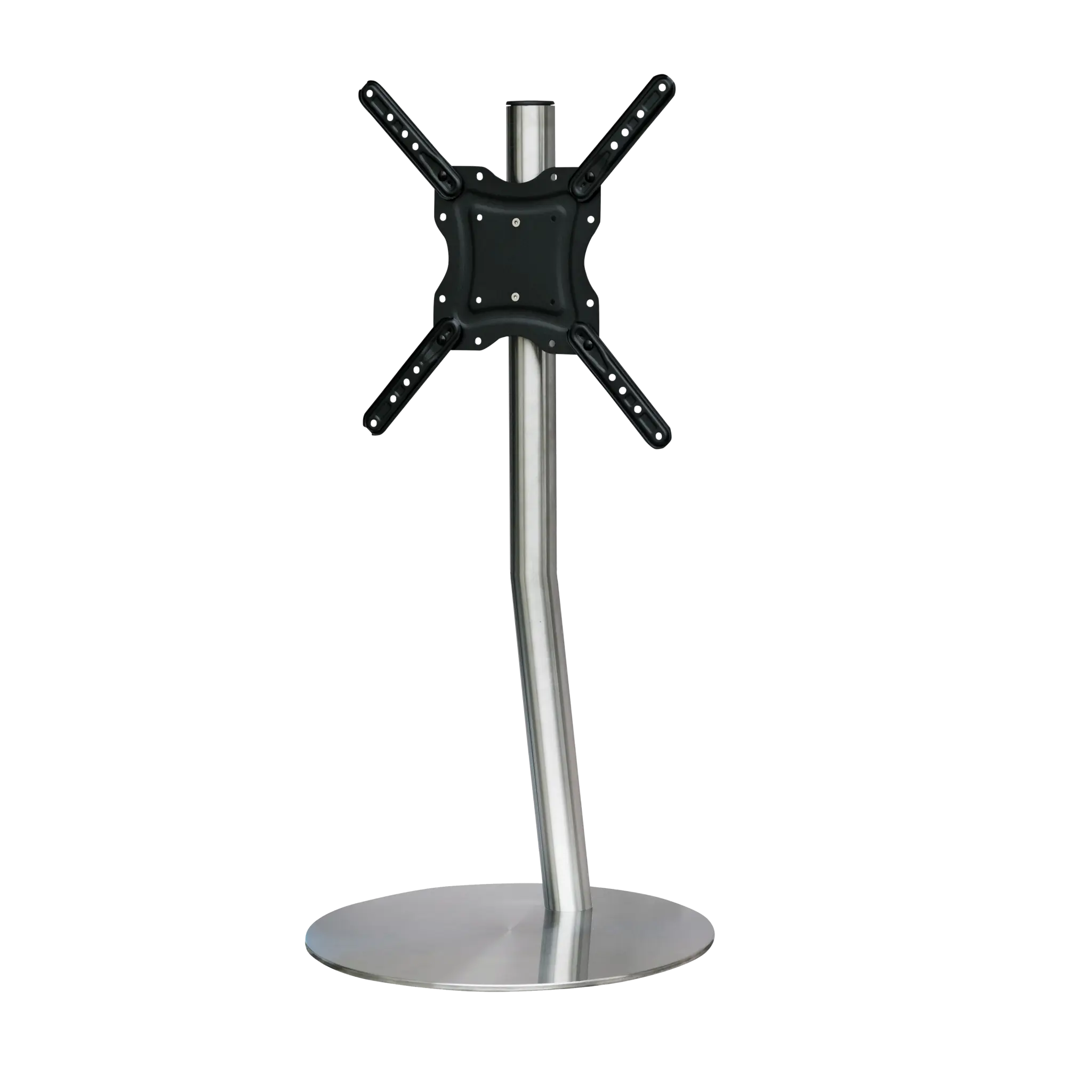 Sinox StandView TV gulvstand, vinklet med drejbar top. 26"-65". Alu finish Sinox StandView TV gulvstand, vinklet med drejbar top. 26"-65". Alu finish