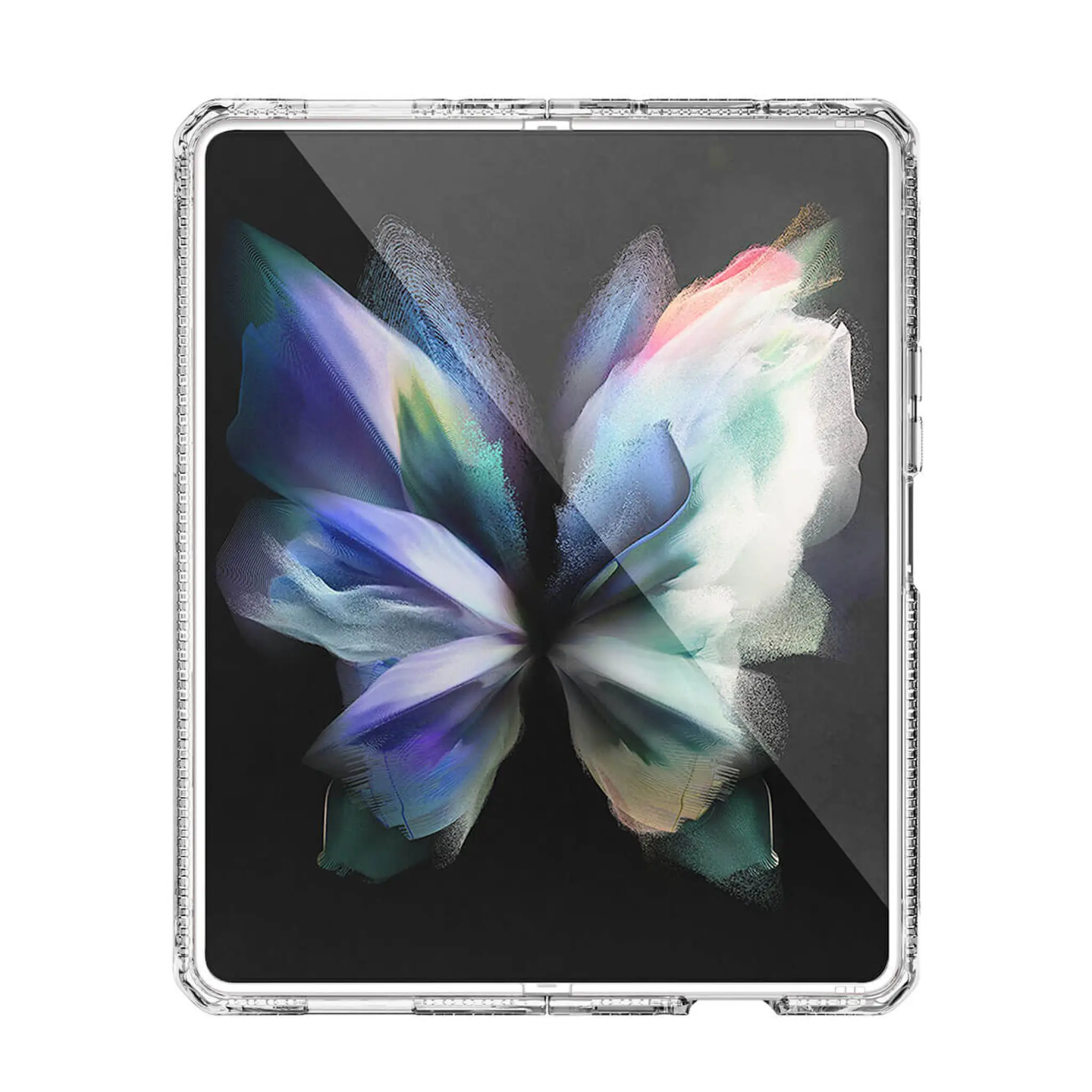 ITSKINS HYBRID CLEAR cover til Samsung Galaxy Z Fold3 5G®. Gennemsigtig