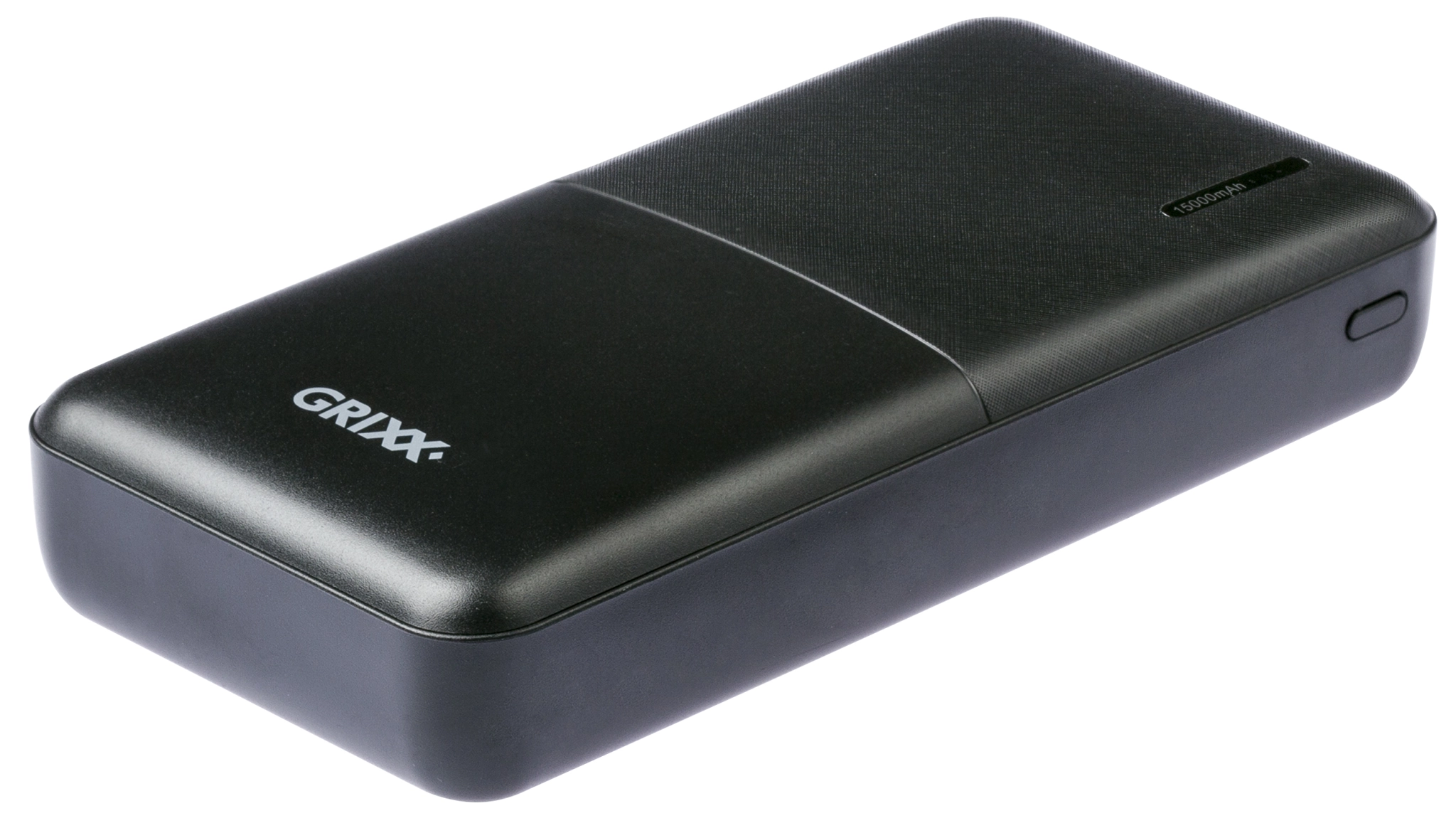 Grixx Powerbank 15.000mAh. Sort