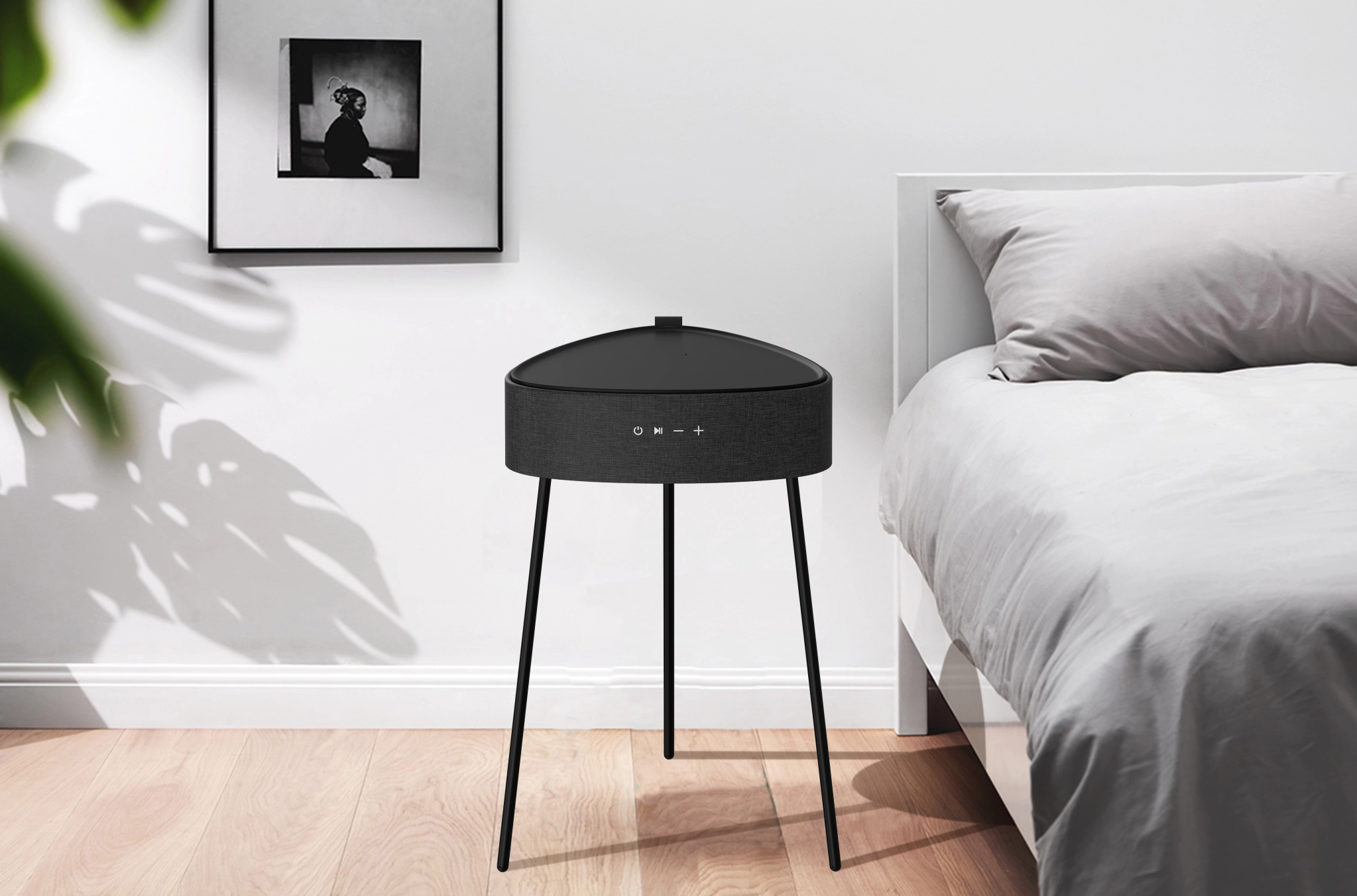 Sinox Bluetooth® højttaler og bord i sort