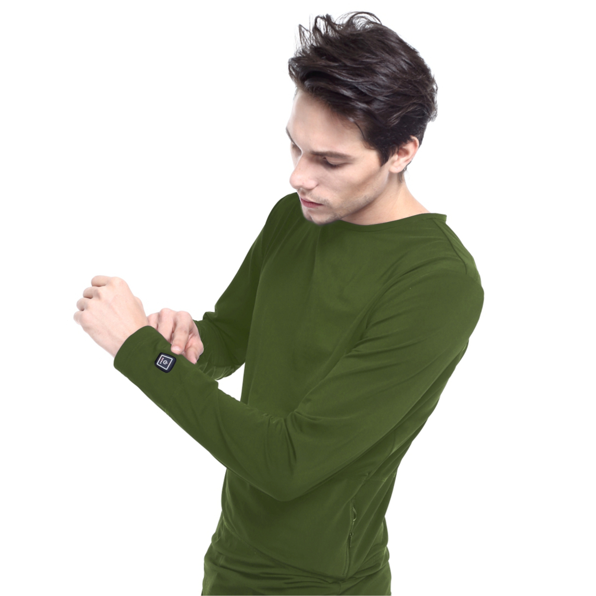 Glovii opvarmet bluse XL. Grøn Glovii opvarmet bluse XL. Grøn