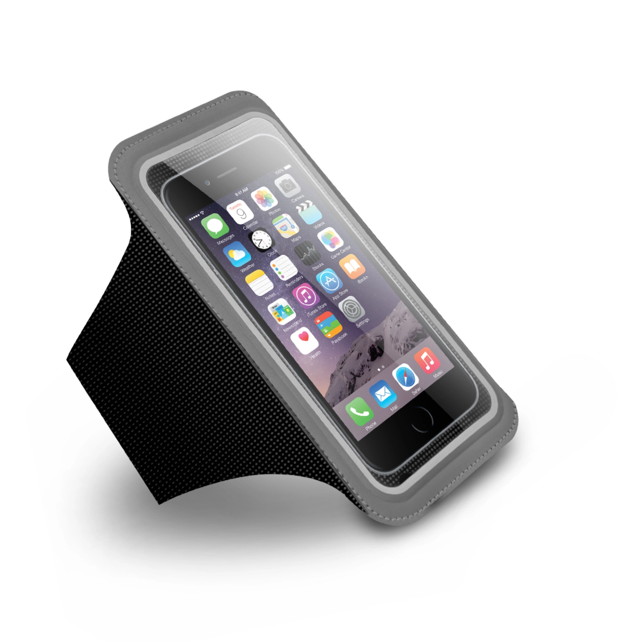 Sinox løbearmbånd til smartphone. Sort