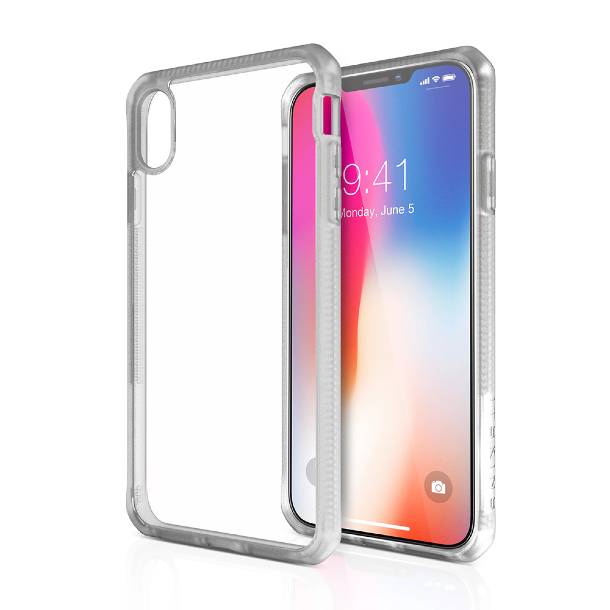 ITSKINS HYBRID FROST cover til iPhone XS Max®. Gennemsigtig
