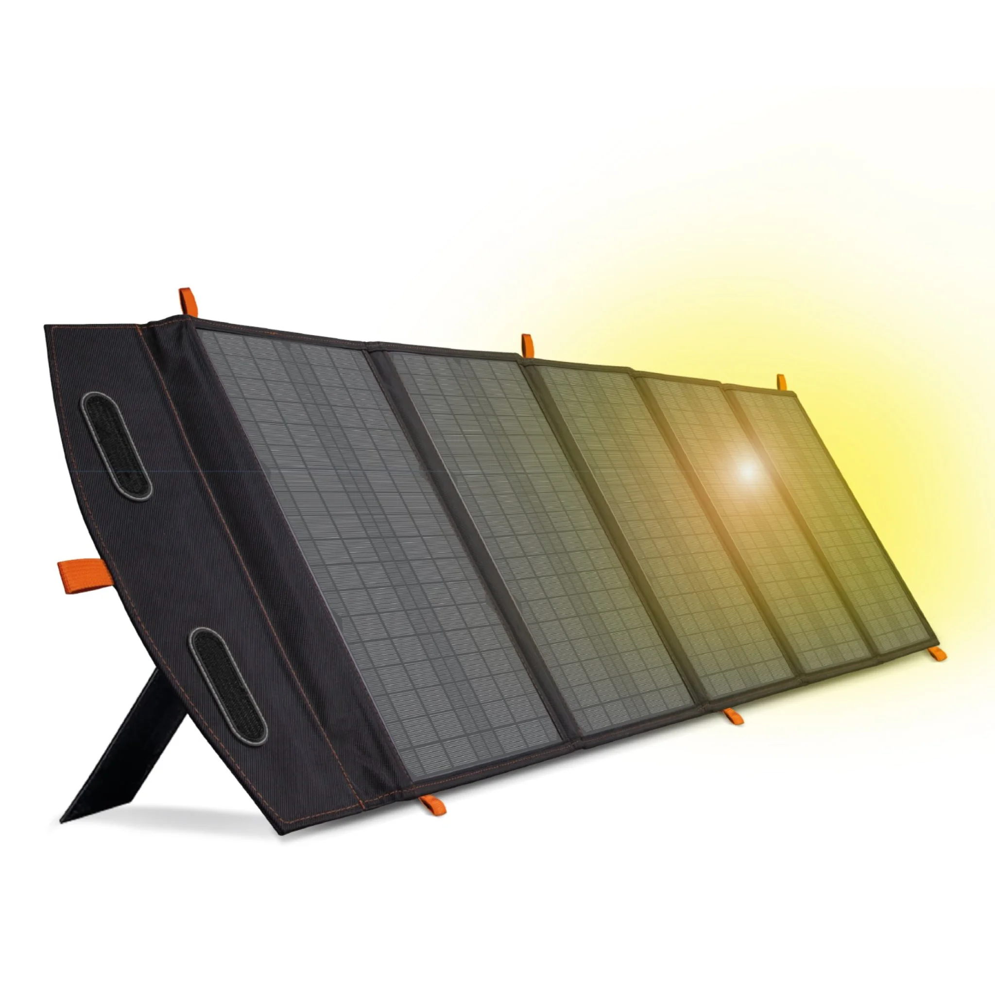 SBS transportabel oplader med solceller. 100W