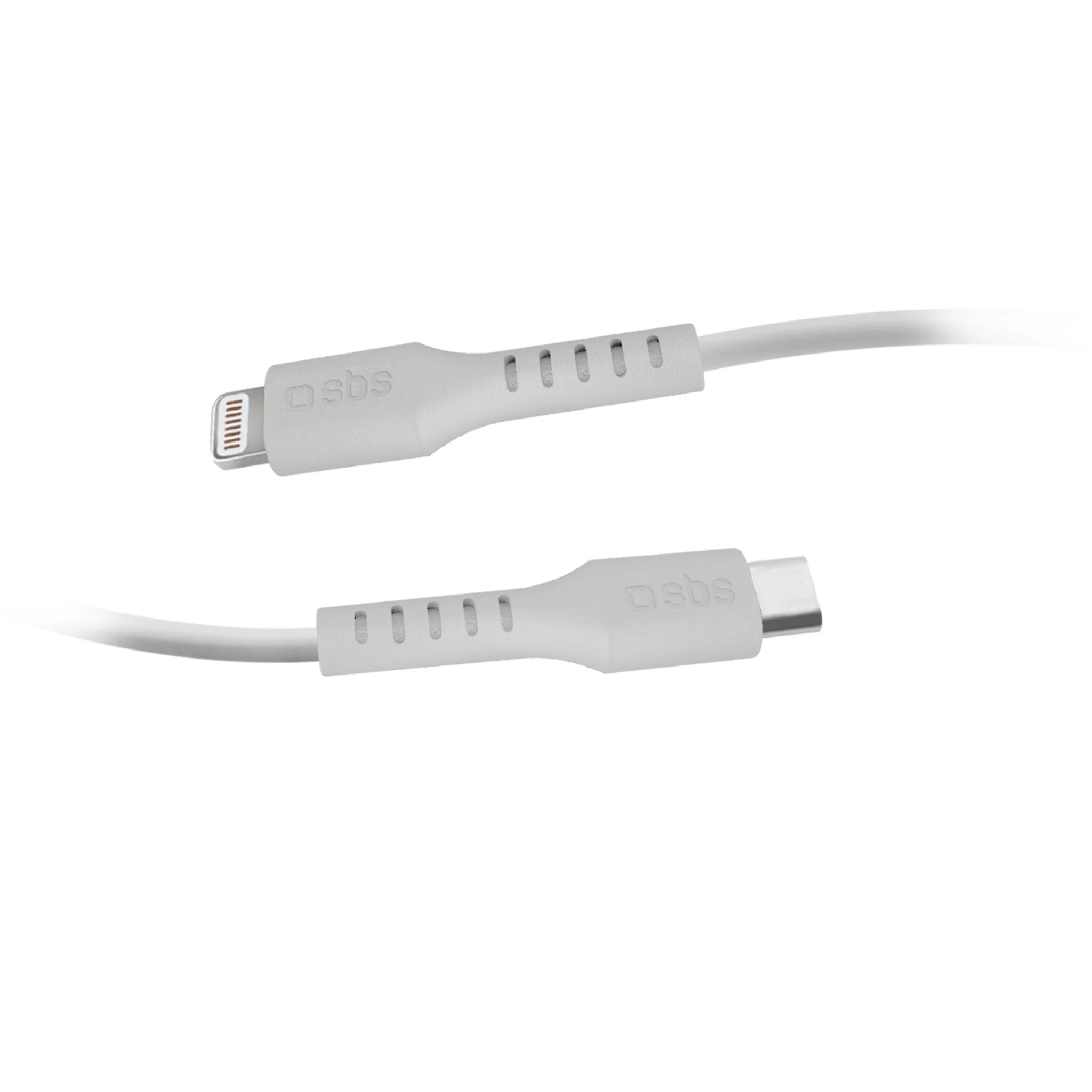 SBS USB C til Lightning kabel. 1m. Hvid