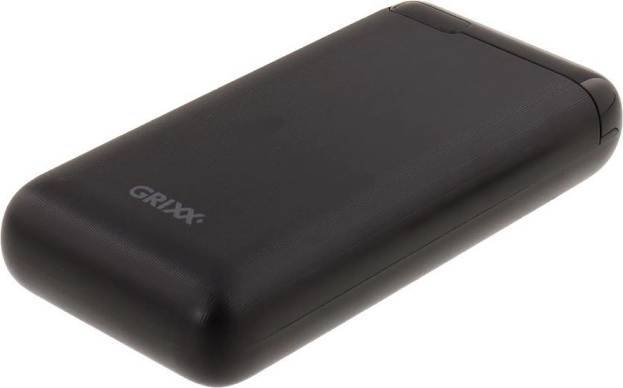 Grixx Powerbank 20.000mAh. Sort