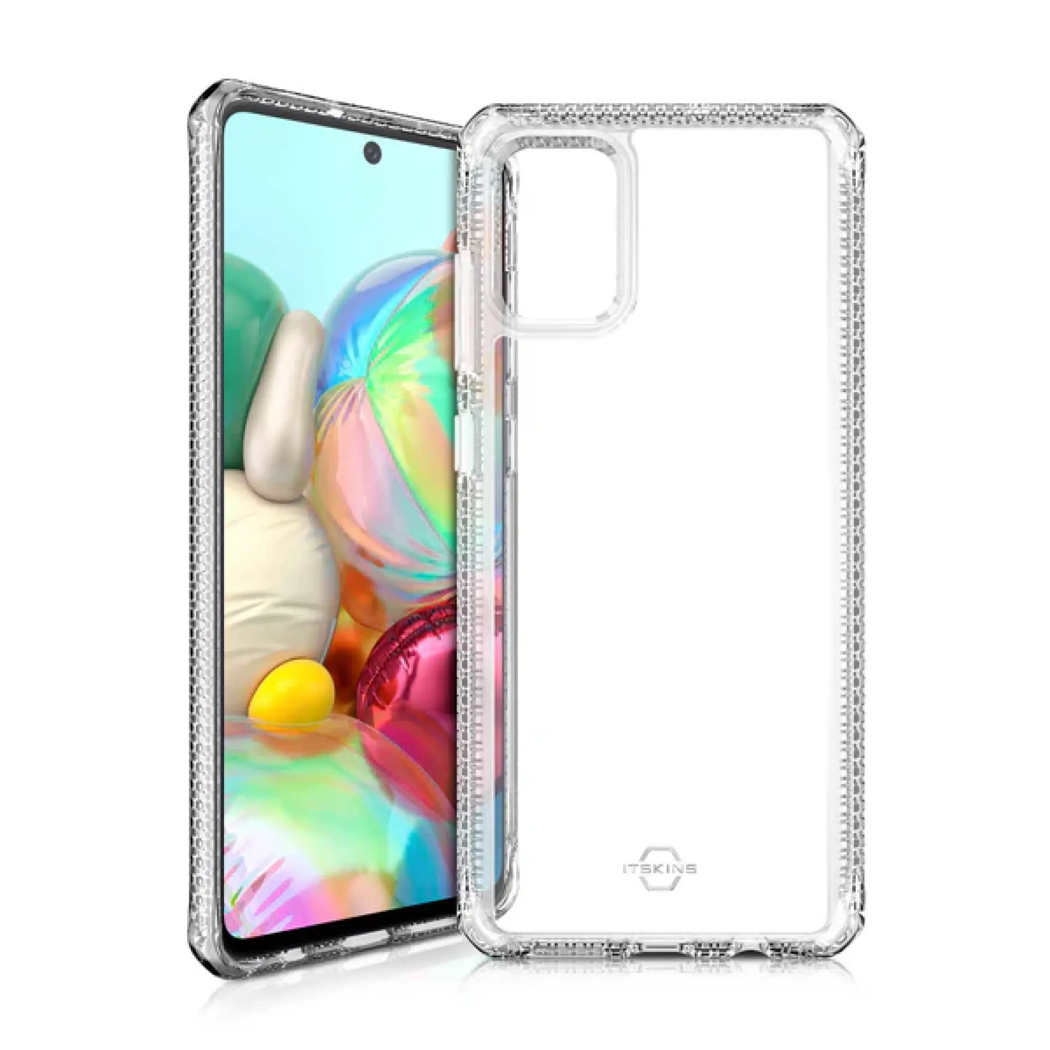 ITSKINS HYBRID CLEAR cover til Samsung Galaxy A71. Gennemsigtig