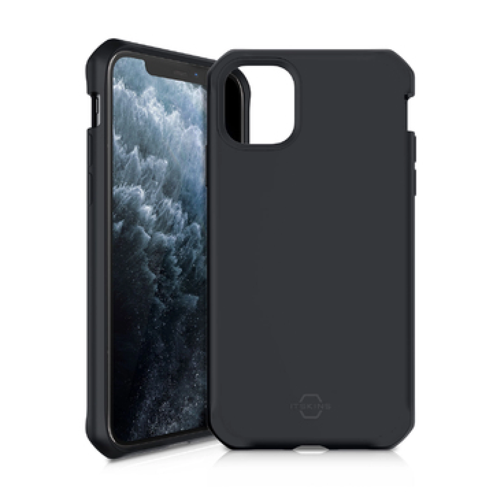 ITSKINS SPECTRUM SILK cover til iPhone 11 Pro Max / XS Max®. Sort