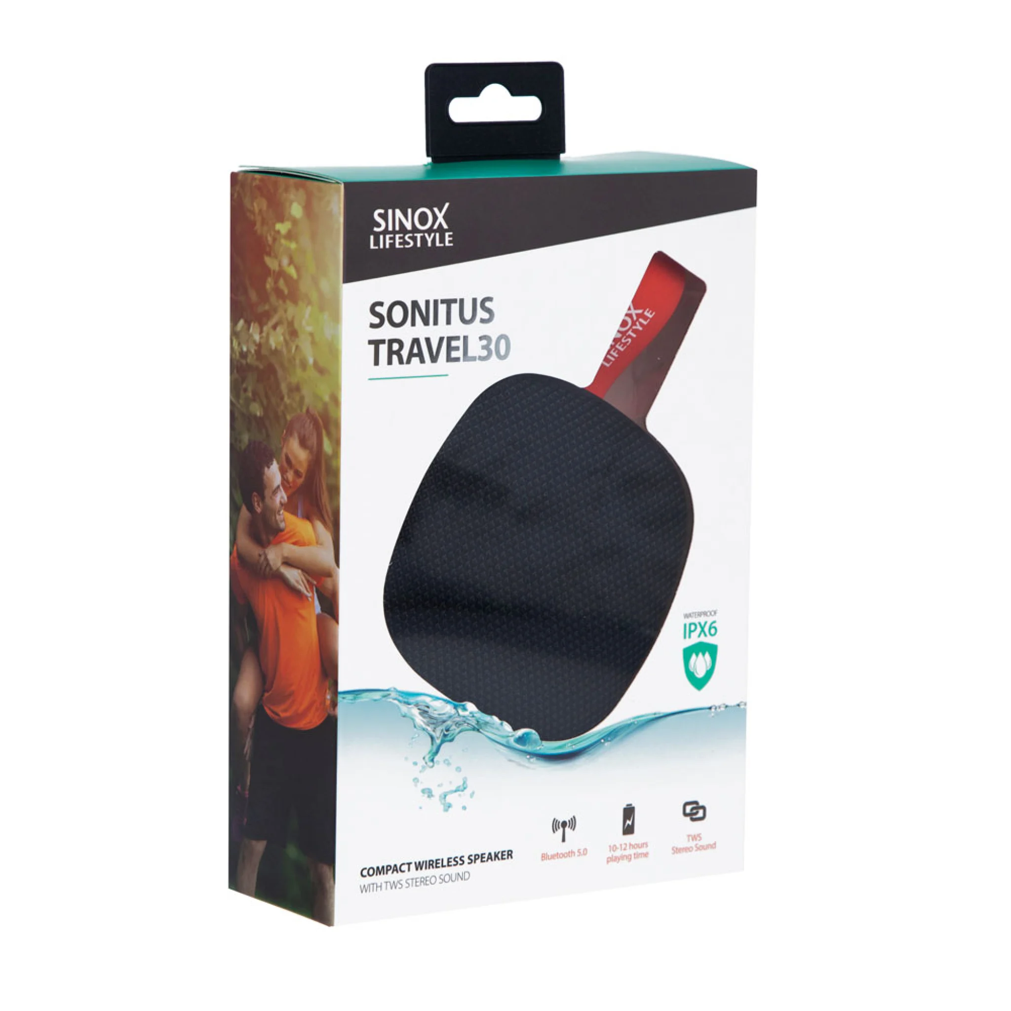 Sinox Sonitus Travel30 højttaler. Sort