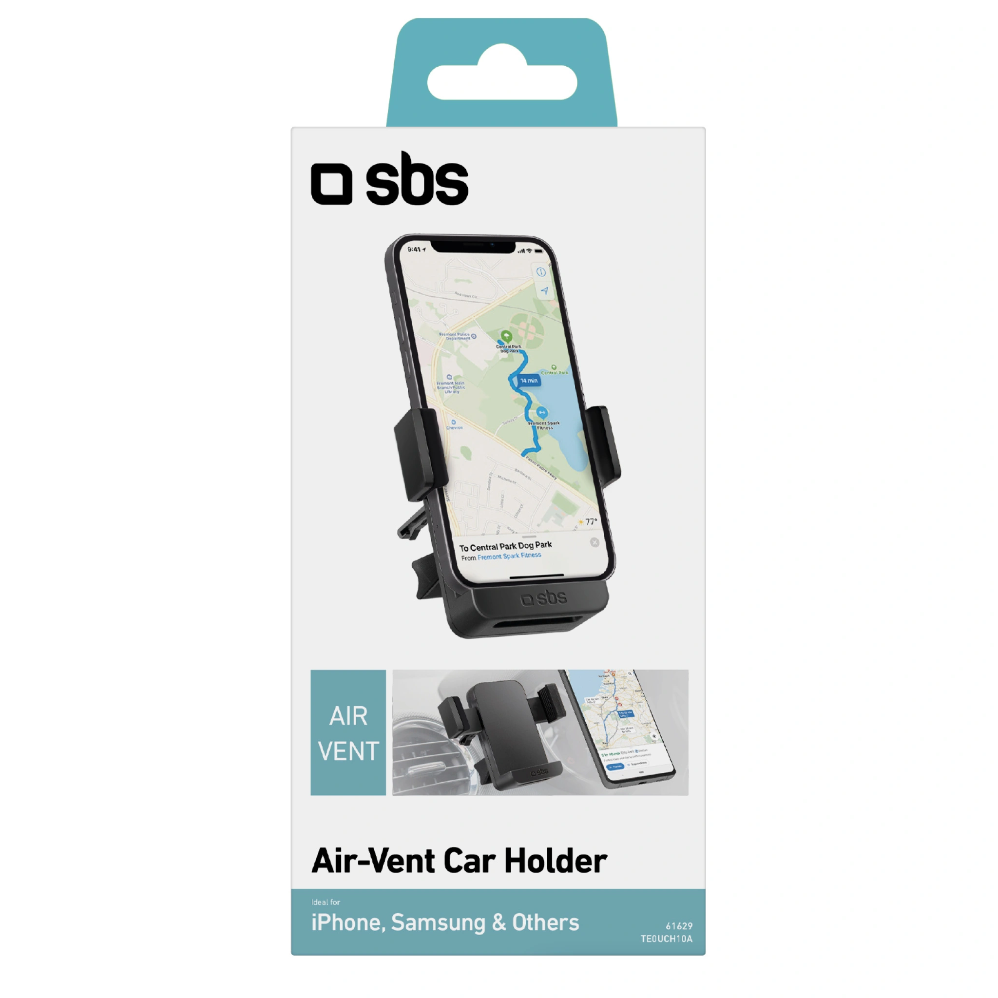 SBS Universel Freeway mobilholder til bilen. Sort
