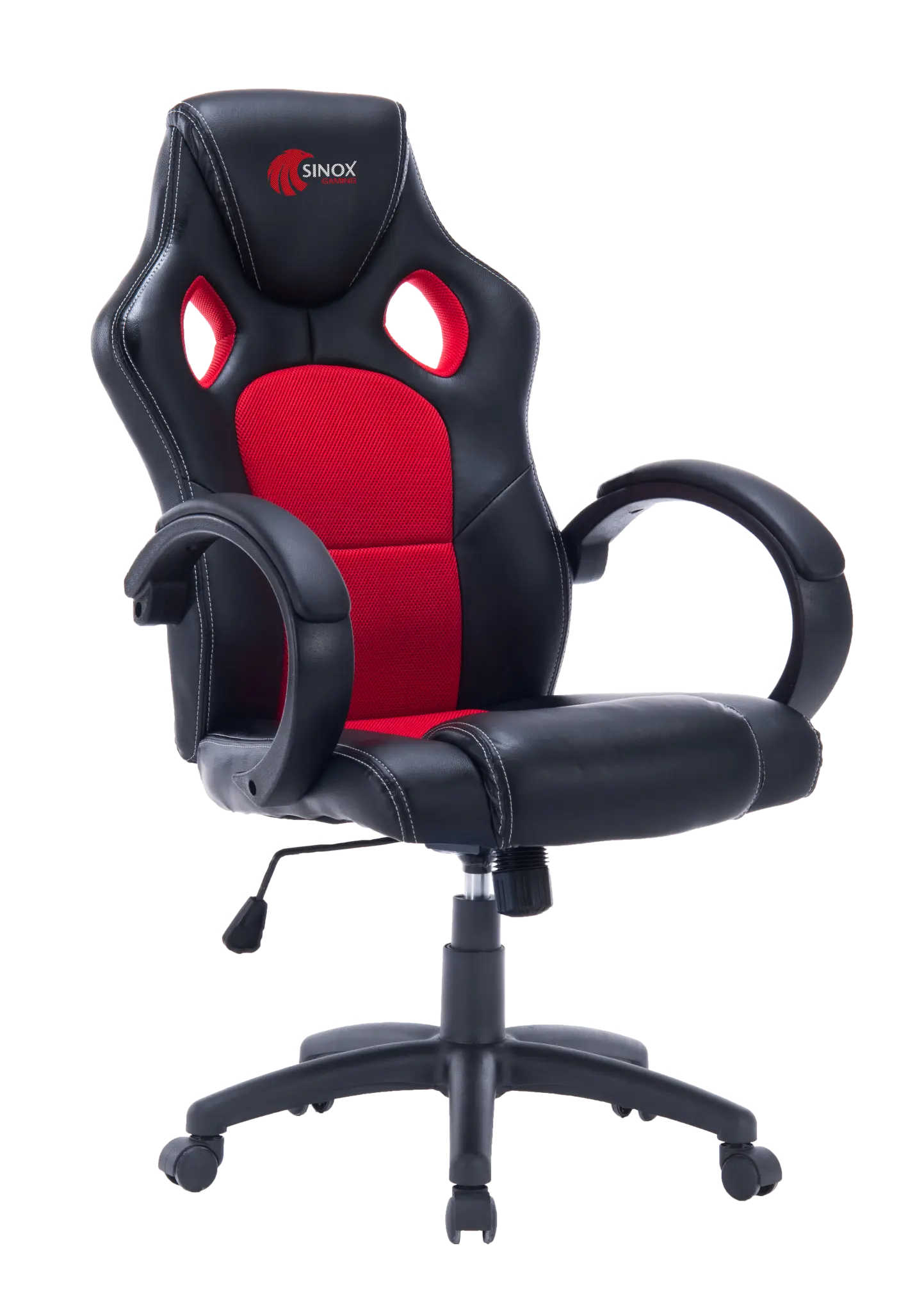 Sinox gamingstol i sort og rød