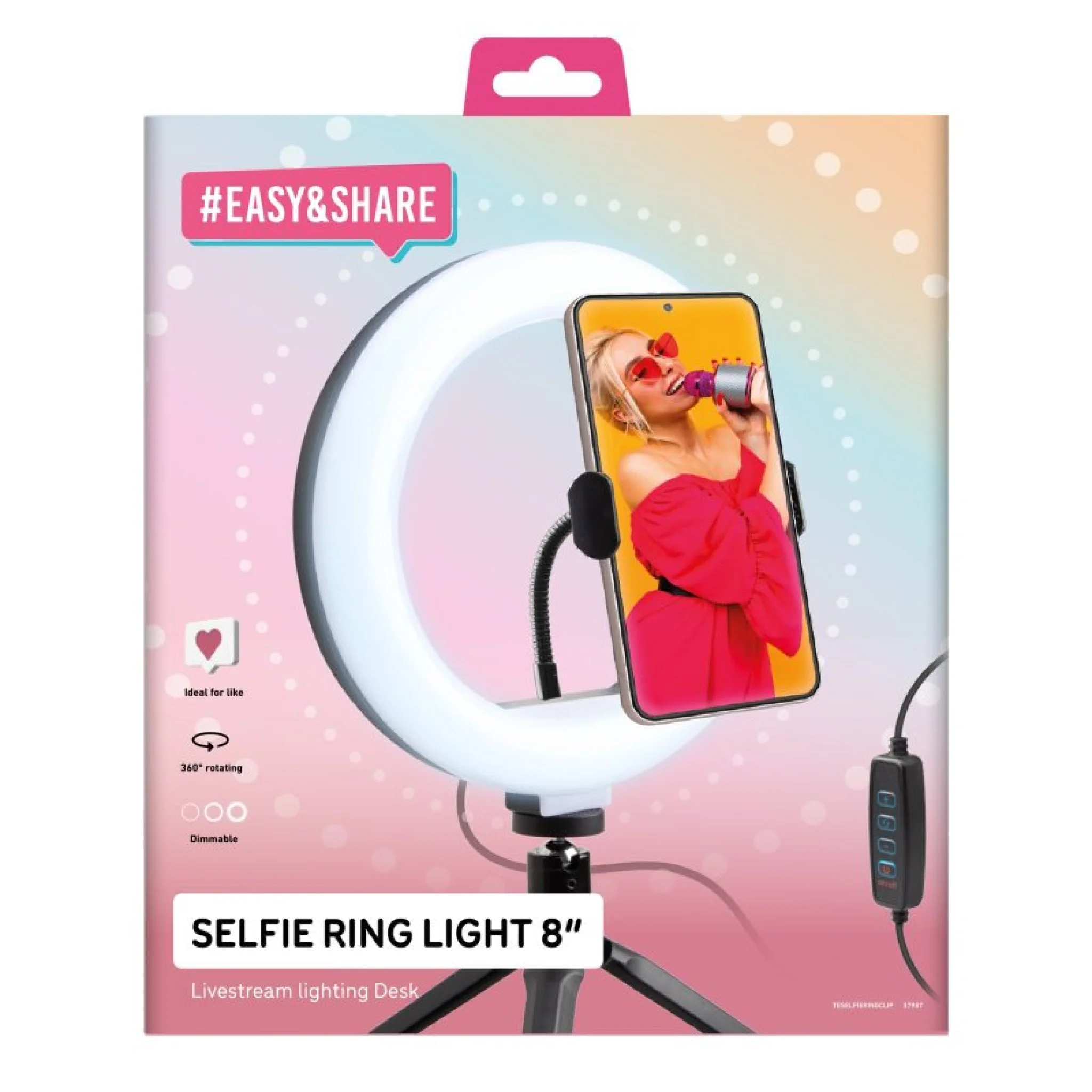 SBS Ring Light med tripod
