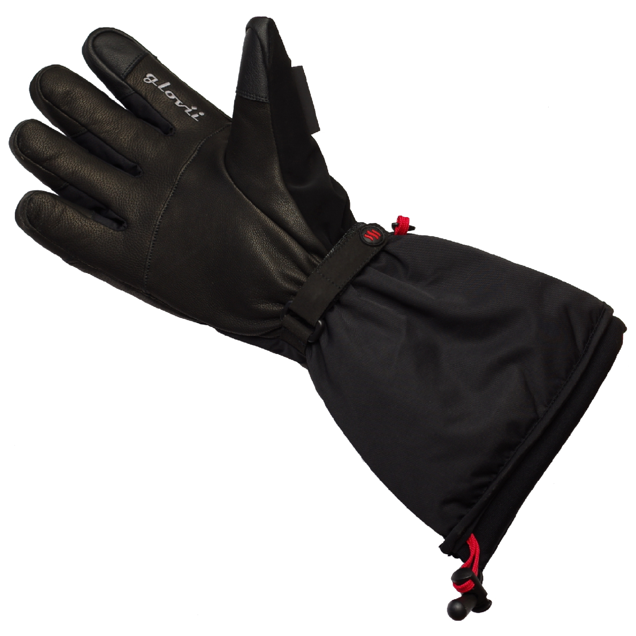 Glovii opvarmede skihandsker med touch M. Sort Glovii opvarmede skihandsker med touch M. Sort