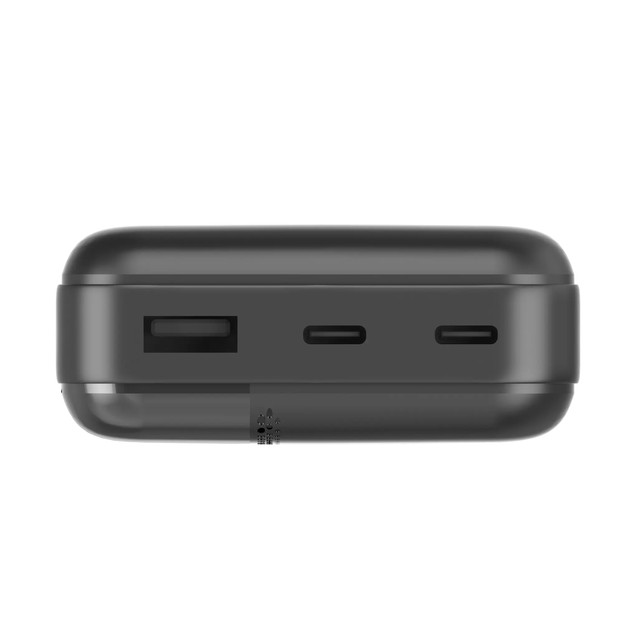 Energizer 20K Power Bank med dobbelt USB-C- og USB-A-port. Sort