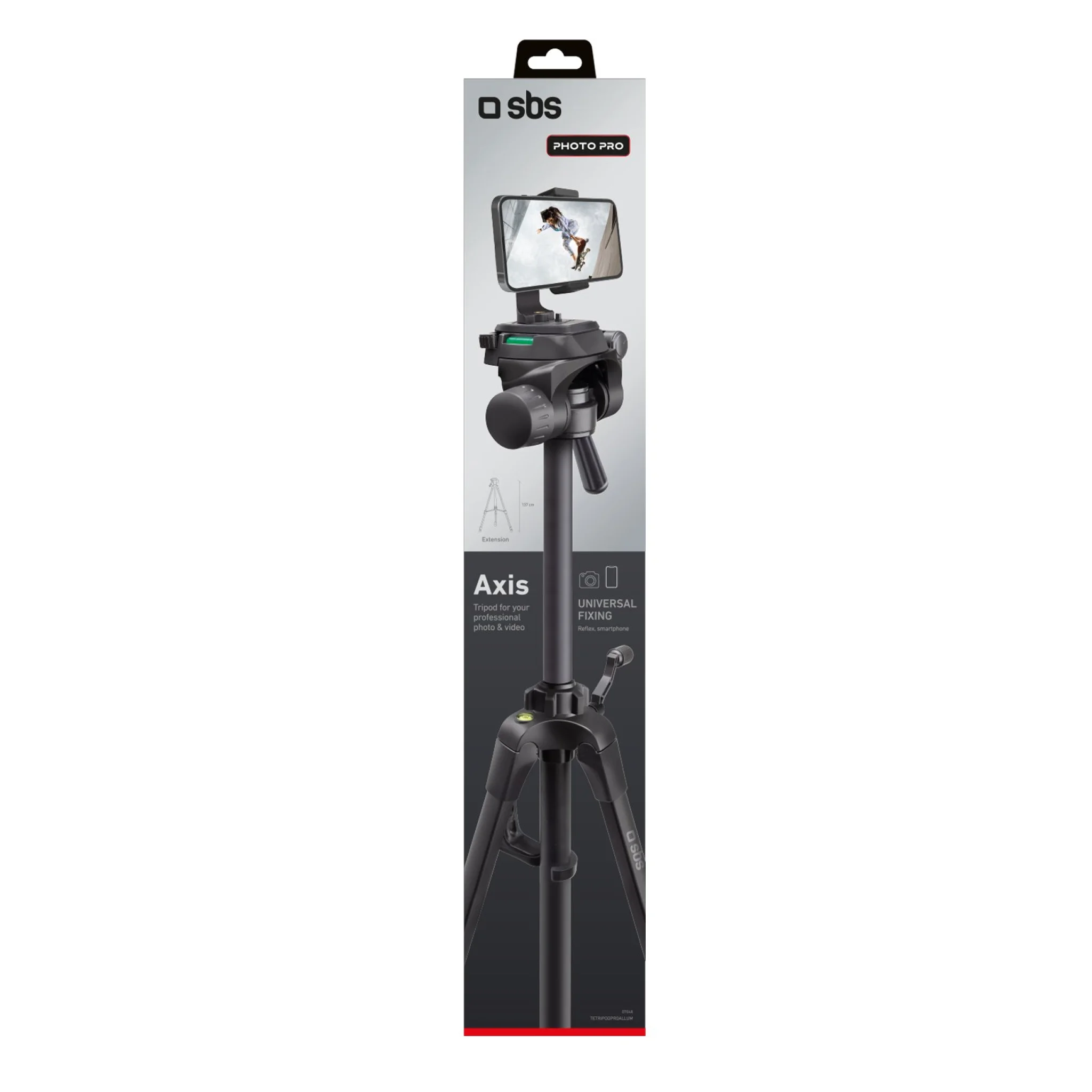 SBS universal tripod som kan forlænges