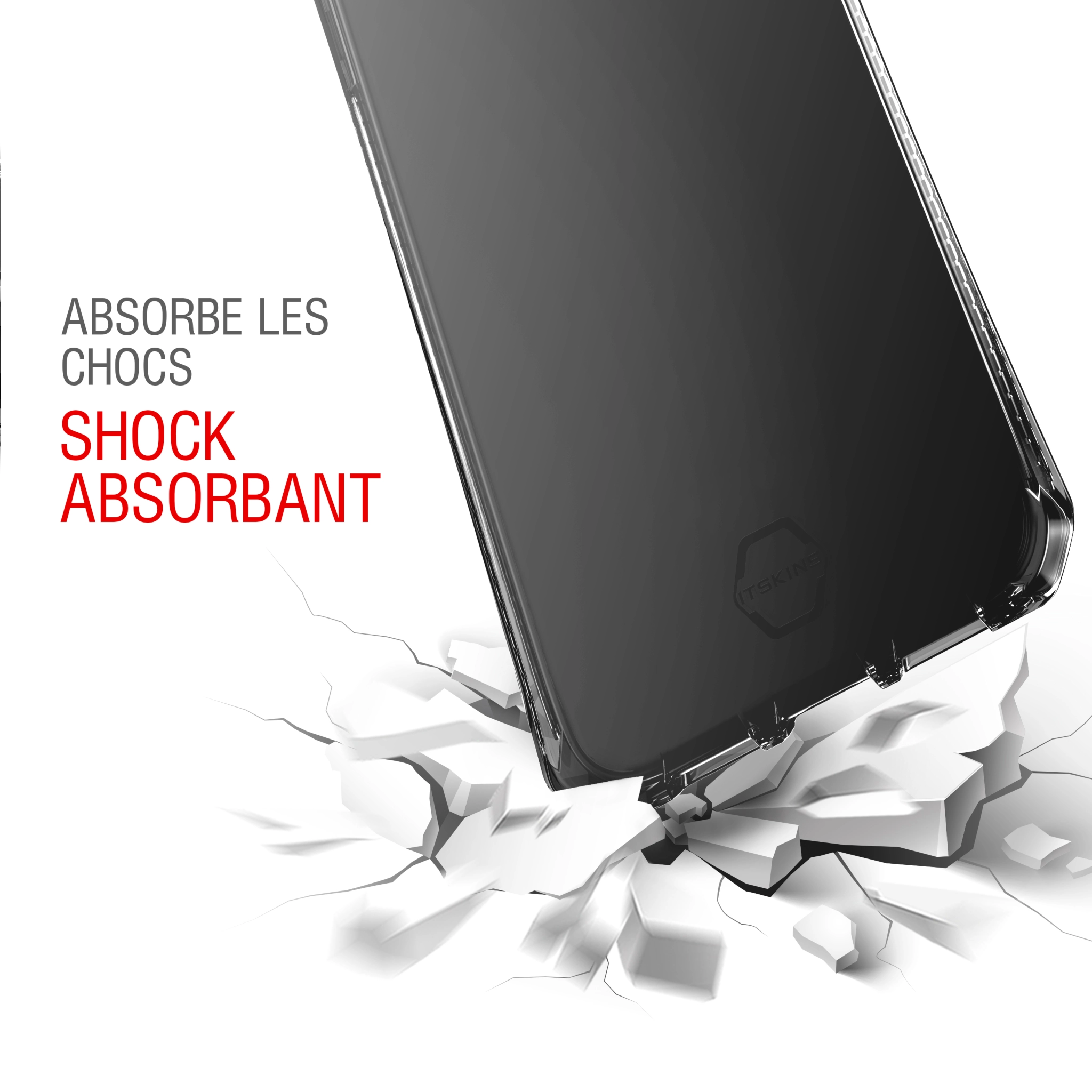 ITSKINS SPECTRUM CLEAR cover til Huawei P20®. Sort