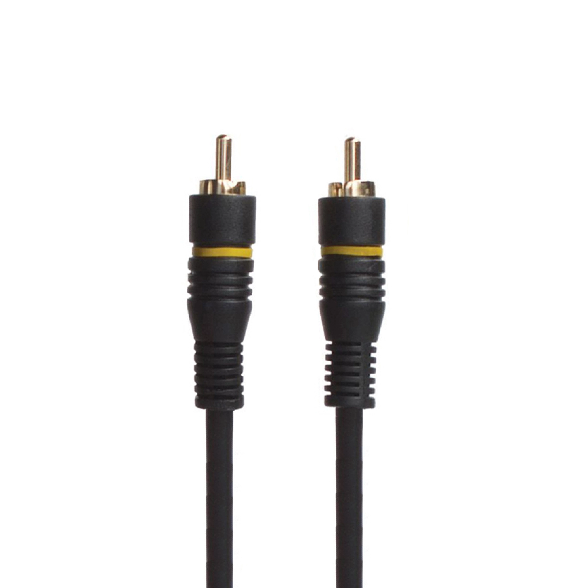 Sinox Composite Video kabel. 1m. Sort