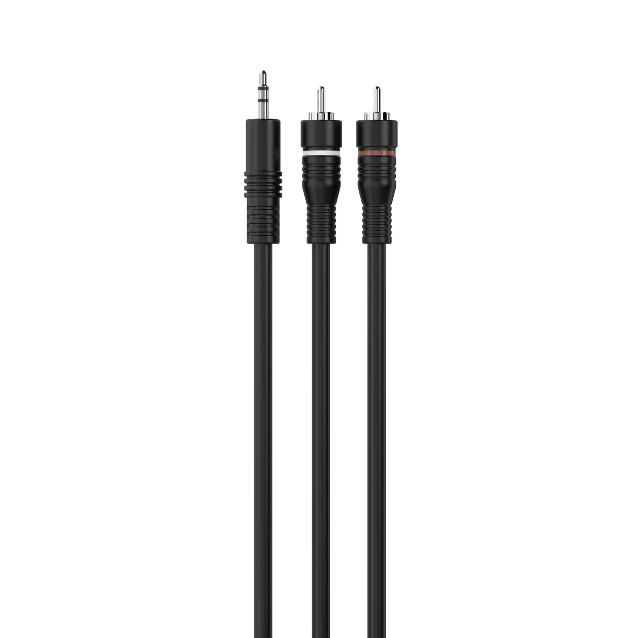 Sinox mini jack til phono kabel. 1,2m. Sort