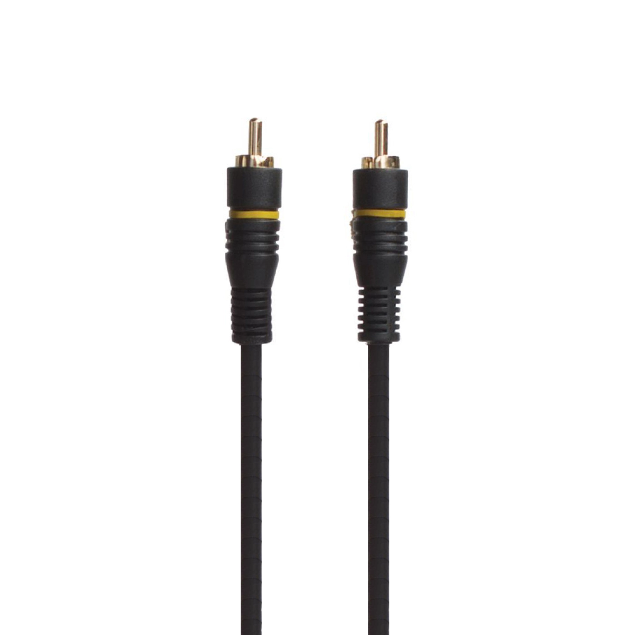 Connectech Subwoofer-kabel. 10m. Sort