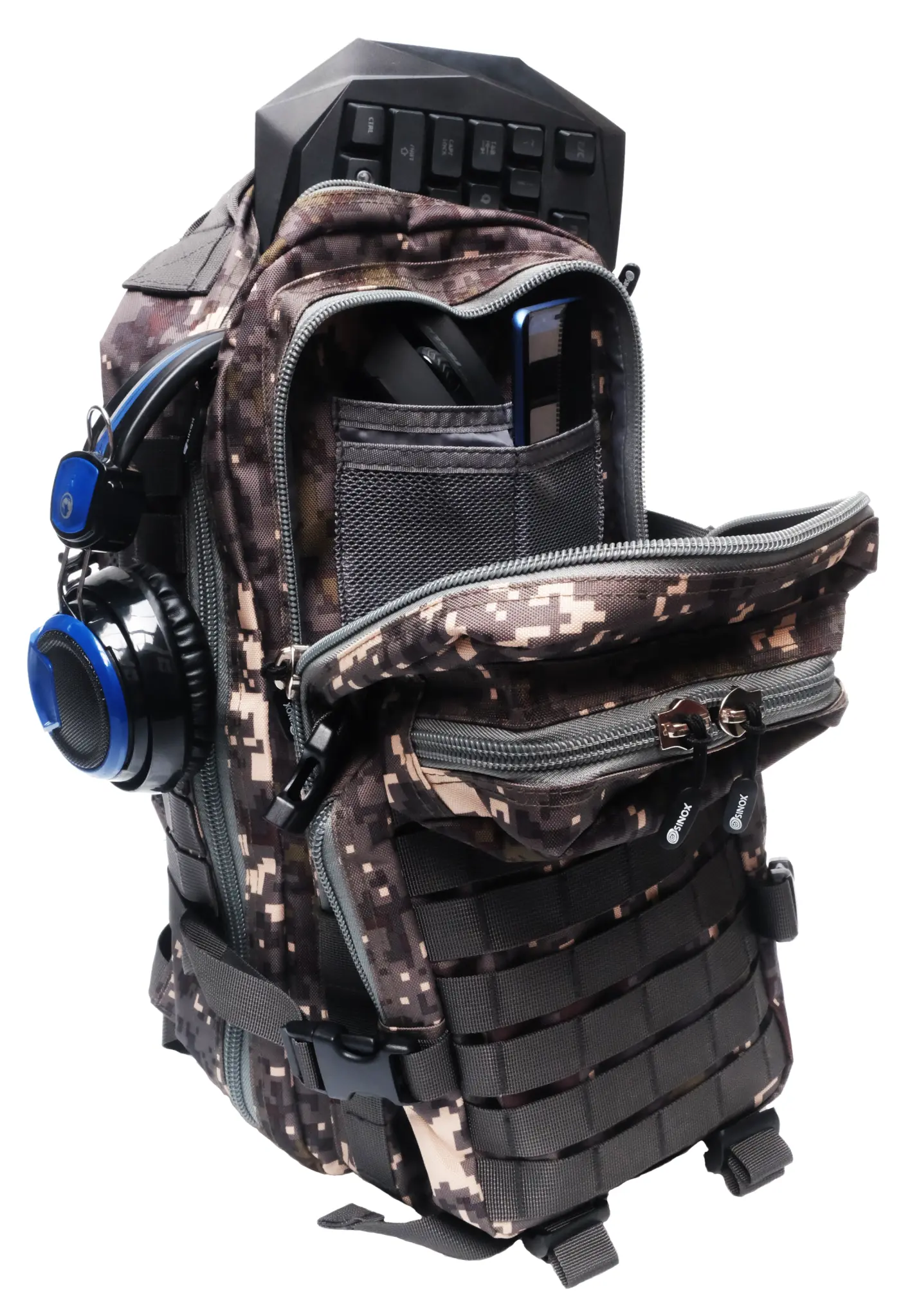 Sinox Gaming Backpack. 40L. Camo
