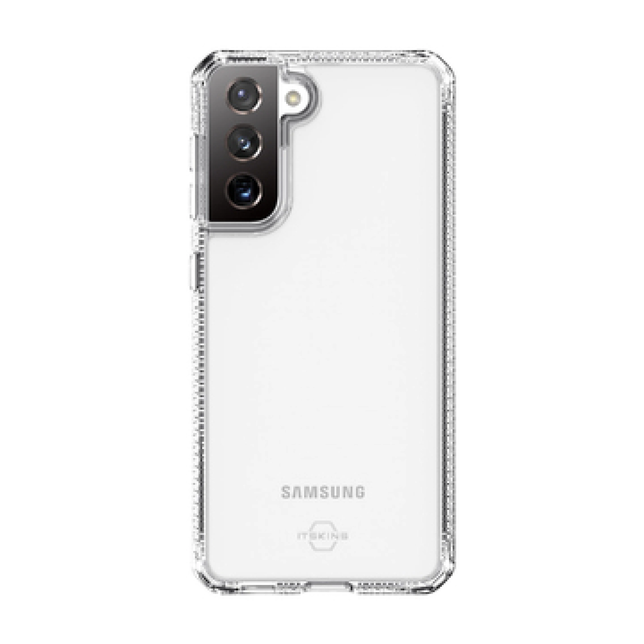 ITSKINS HYBRID CLEAR cover til Samsung Galaxy S21 + 4G / 5G. Gennemsigtig