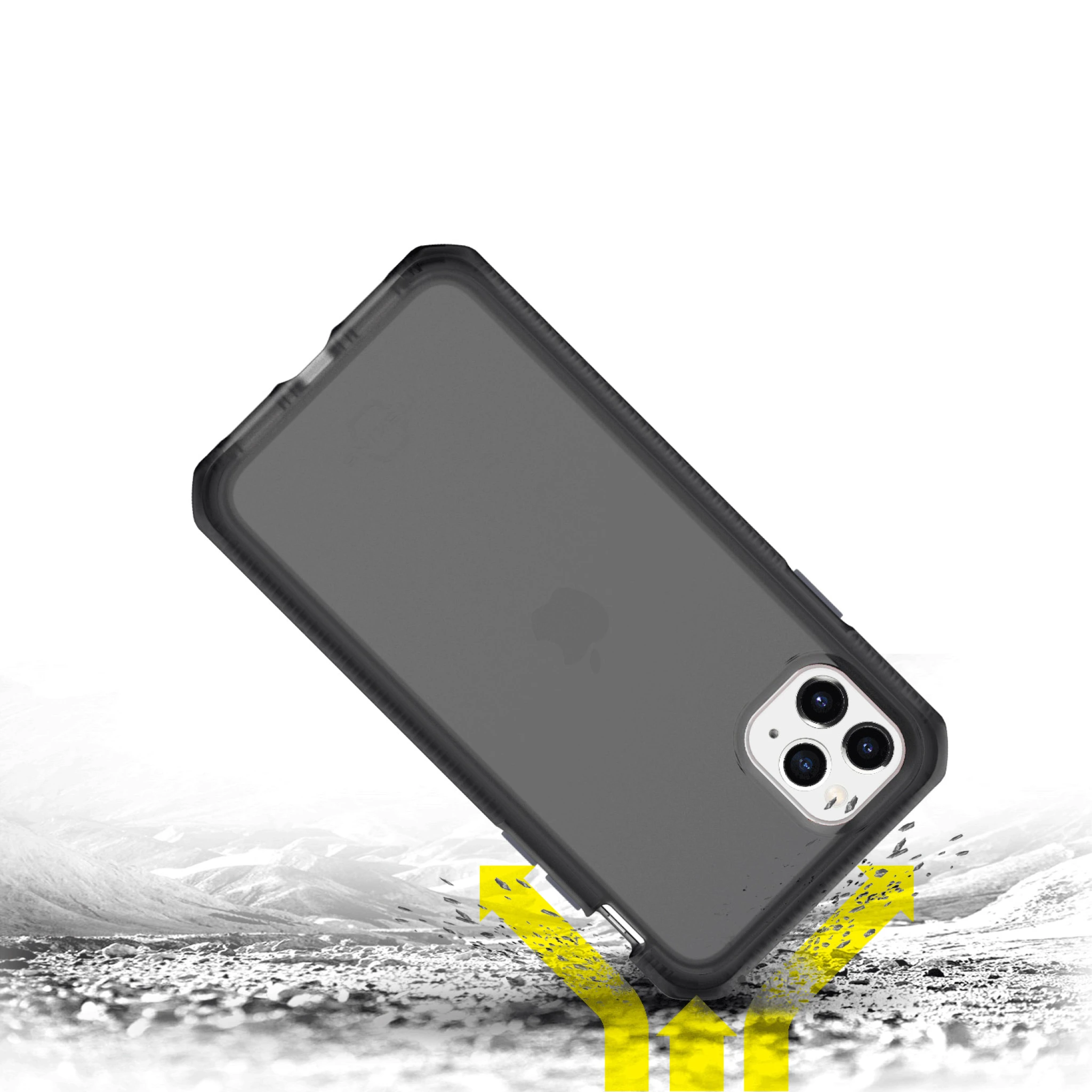 ITSKINS SUPREME FROST cover til iPhone 11 Pro / XS / X®. Grå og sort