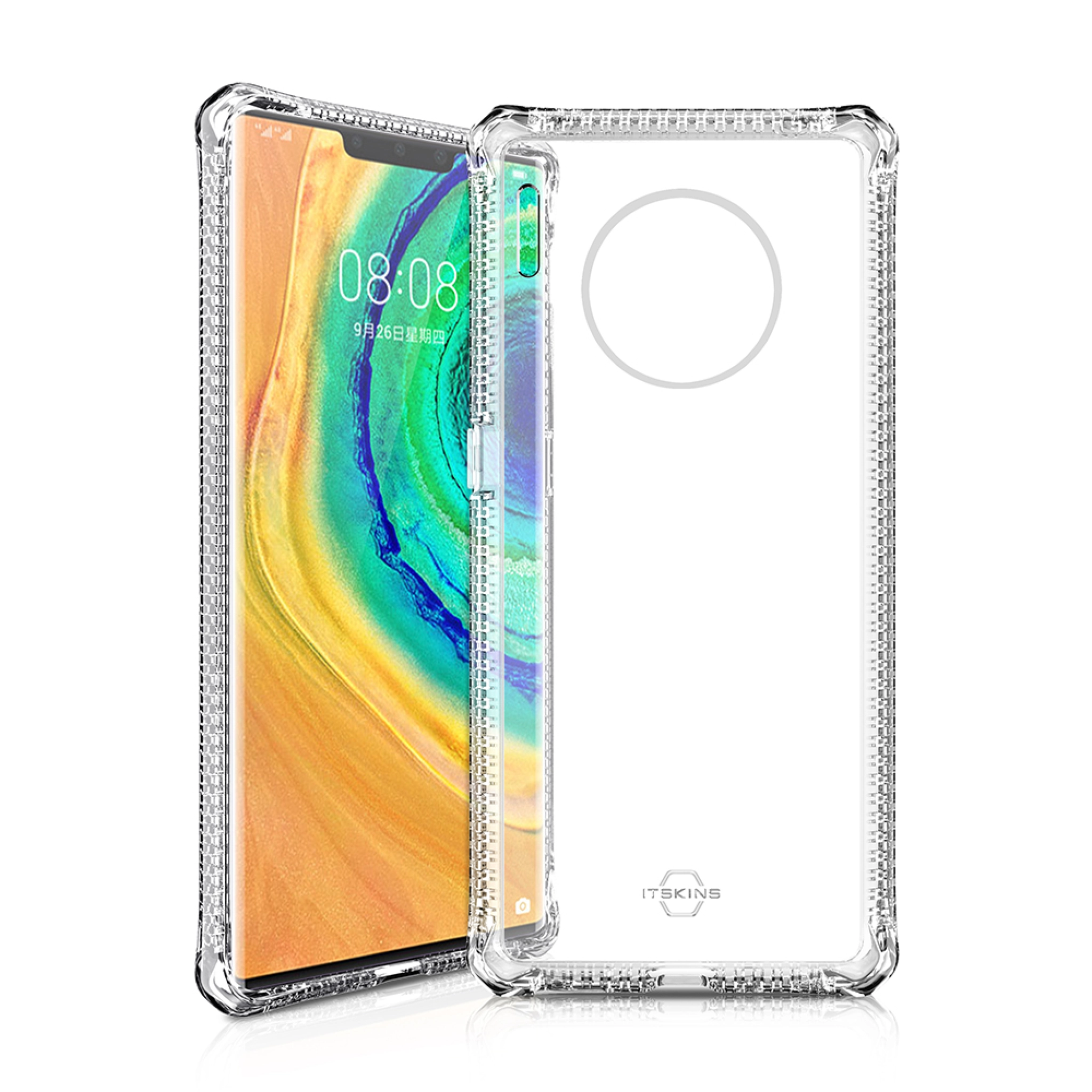 ITSKINS HYBRID CLEAR cover til Huawei Mate 30 Pro®. Gennemsigtig