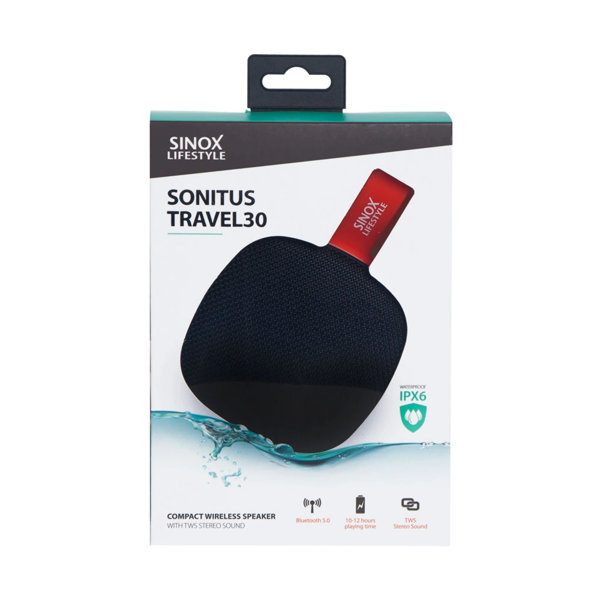Sinox Sonitus Travel30 højttaler. Sort