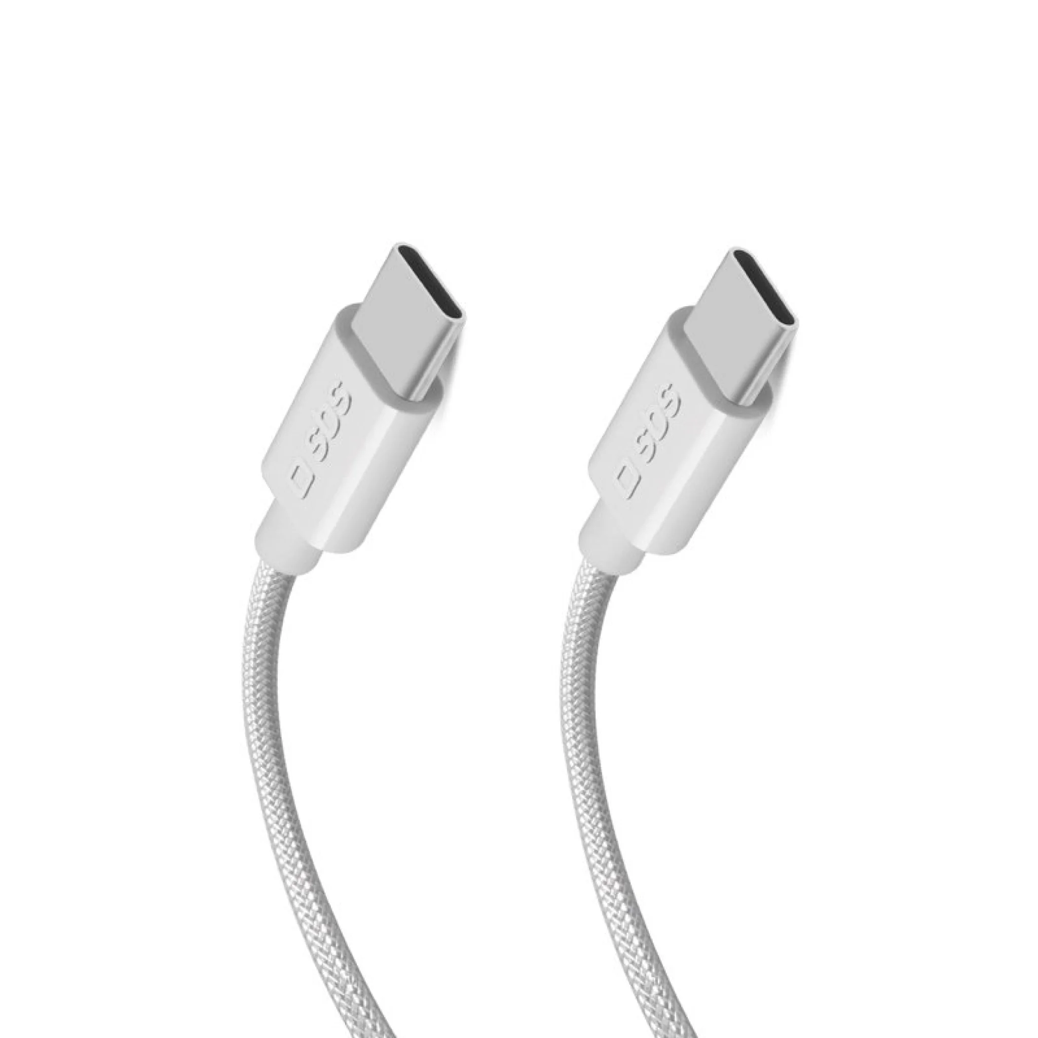 SBS USB-C 3.2 100W PD opladnings- og datakabel. 1.5m. Grå