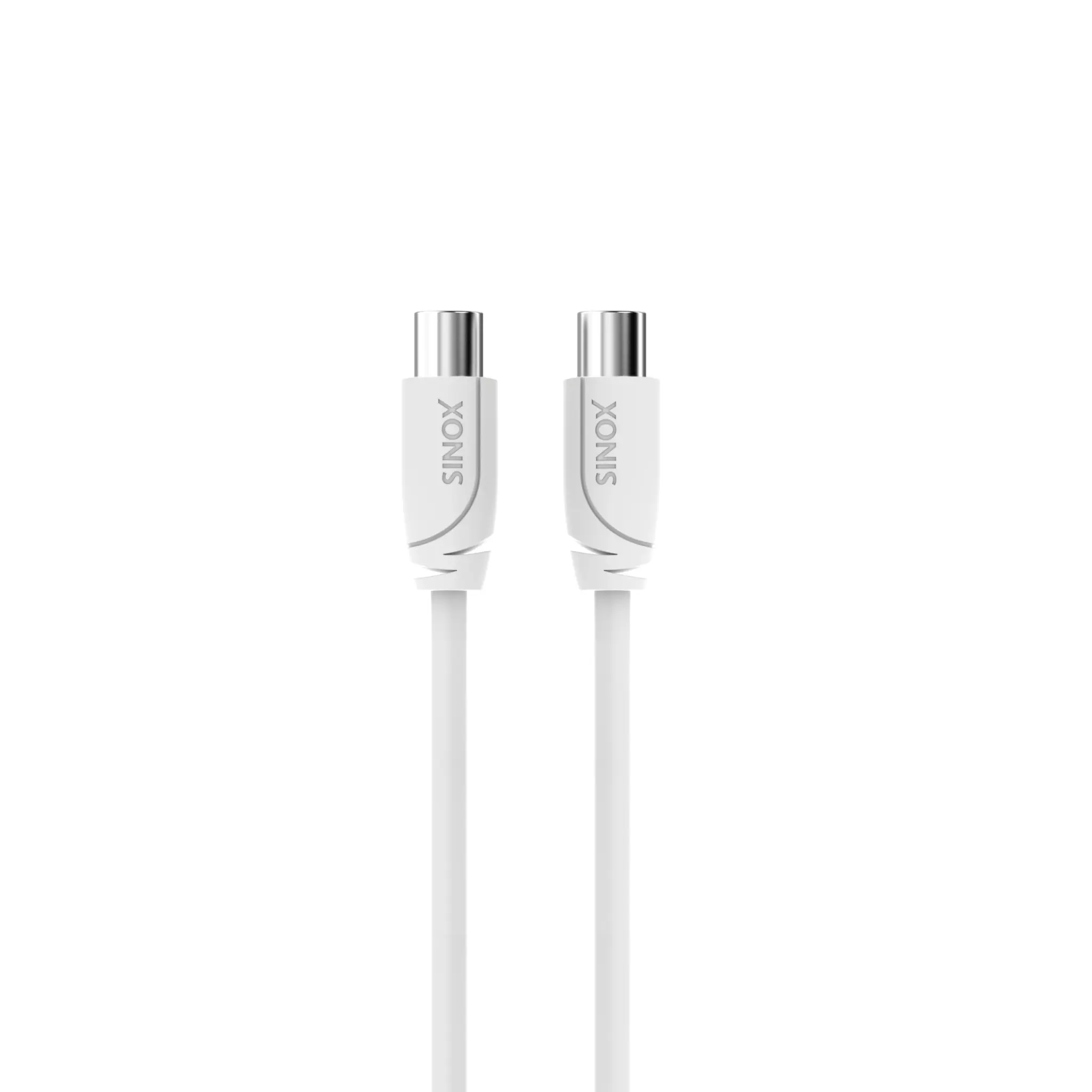 Sinox 70dB antennekabel. 1,5m. Hvid