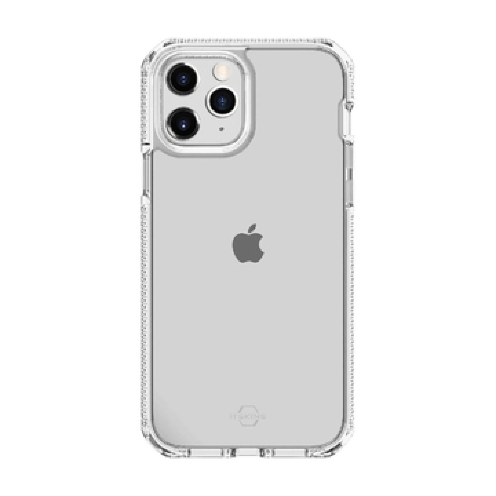 ITSKINS SUPREME CLEAR cover til iPhone 12 / 12 Pro®. Hvid og gennemsigtig