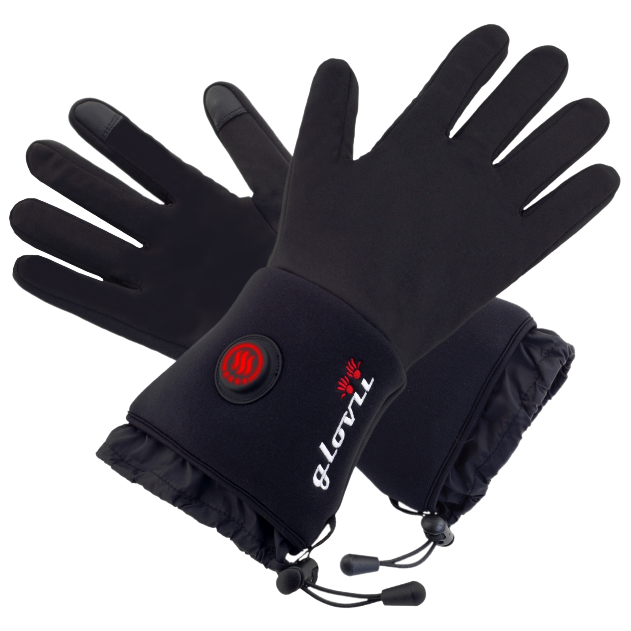 Glovii opvarmede universalhandsker XL. Sort