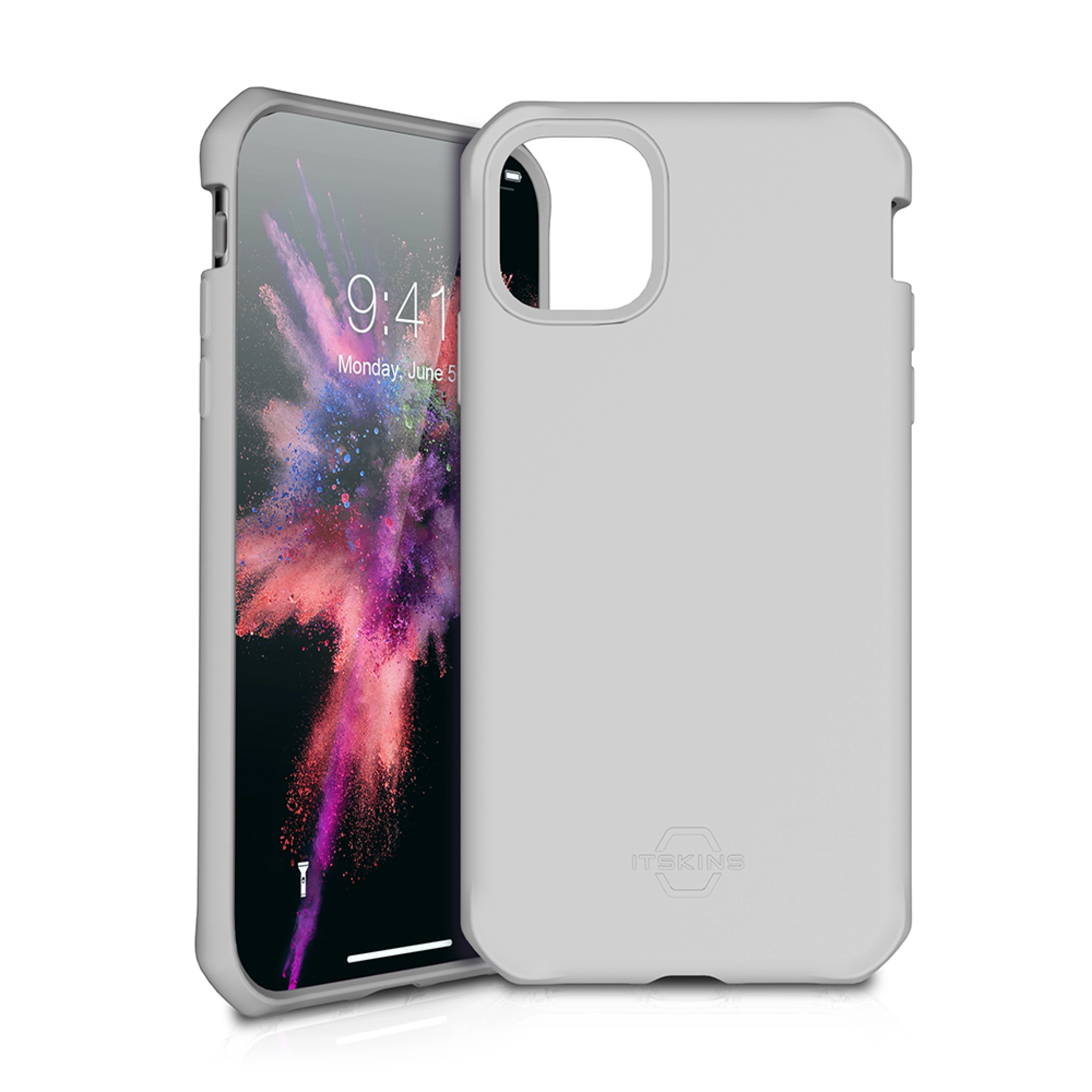 ITSKINS SPECTRUM SOLID cover til iPhone 11 Pro / XS / X®. Grå