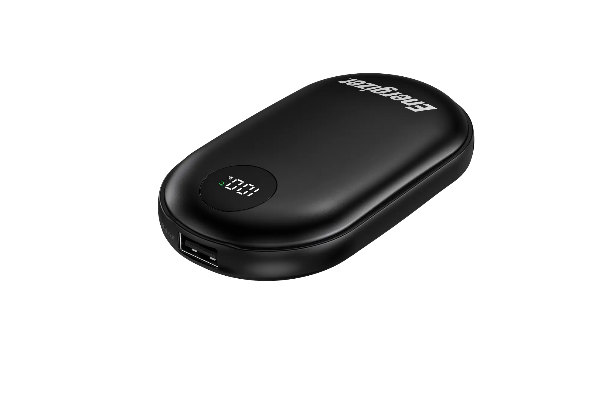 Energizer 2-i-1 håndvarmer og powerbank. Sort