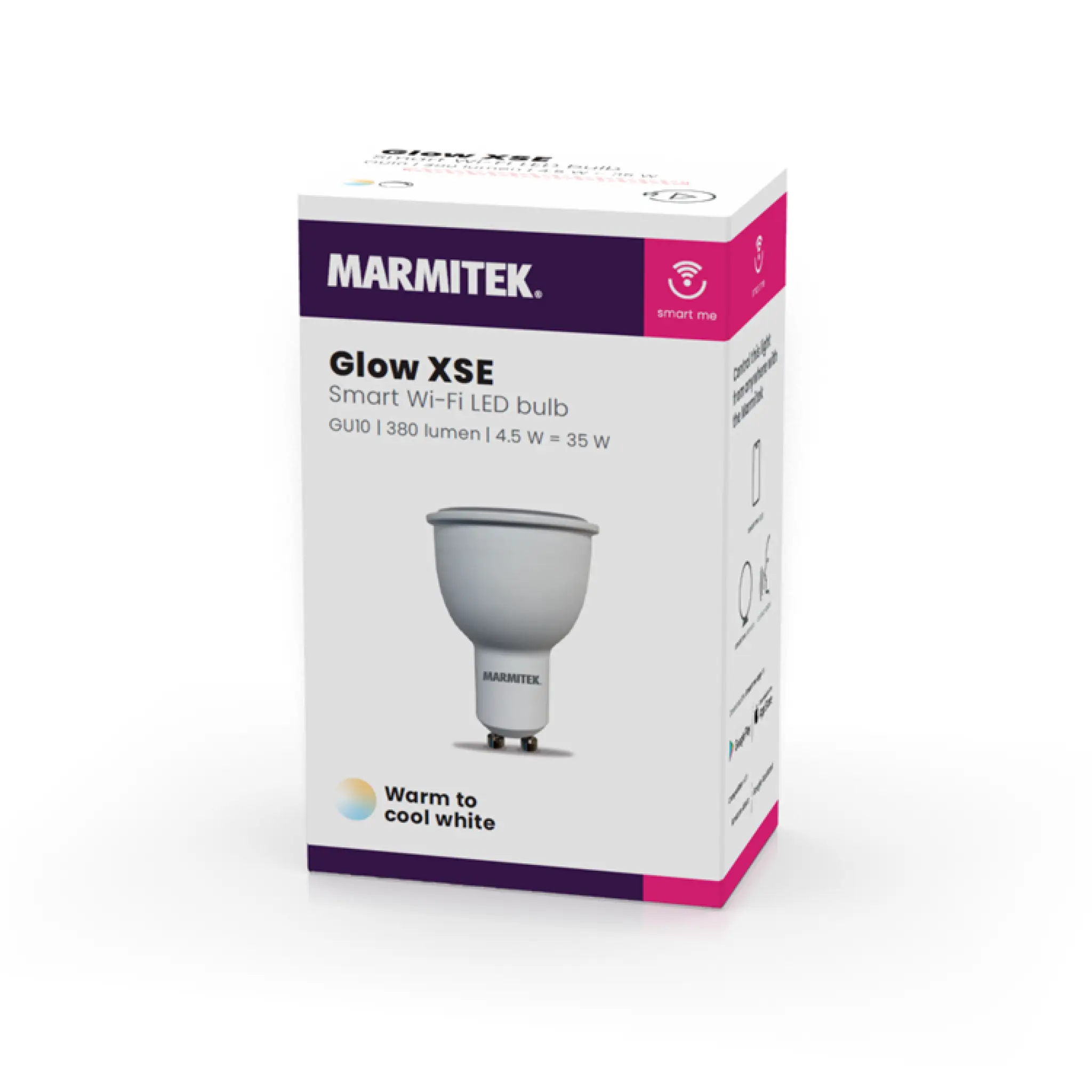 Marmitek Glow XSE. GU10. Kold til varm hvid