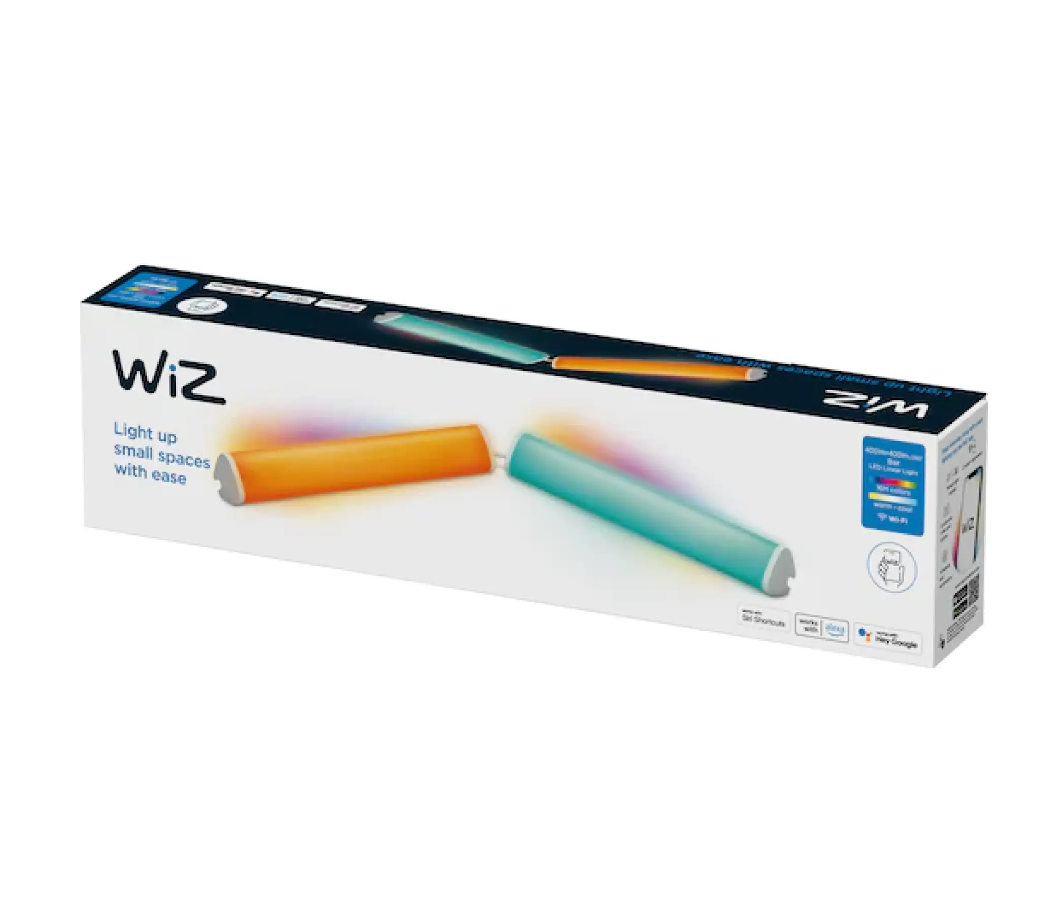 WiZ dobbelt LED lysbjælke. Hvid + 16 mio. farver