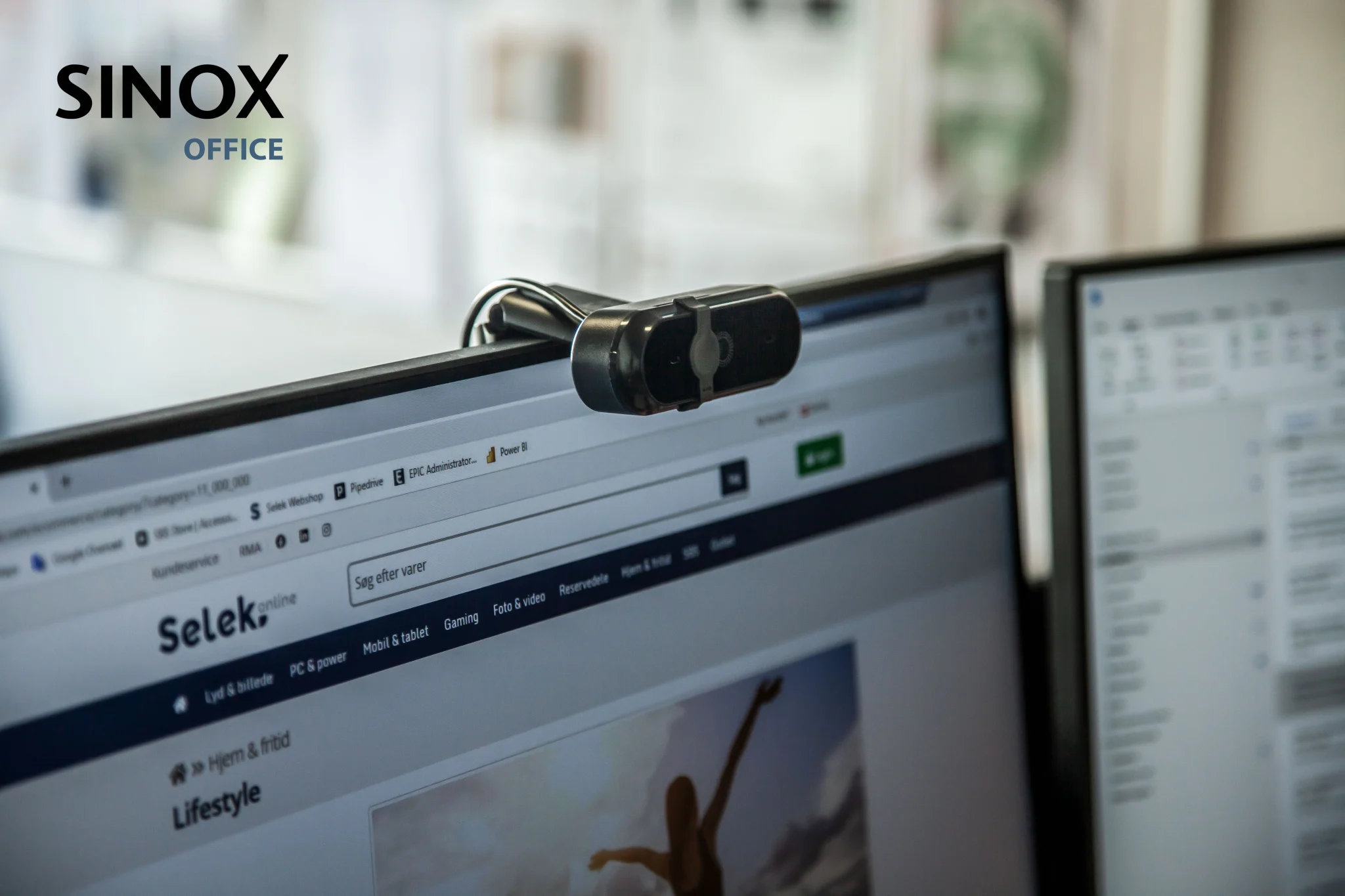 Sinox Office webcam 1080P. Sort