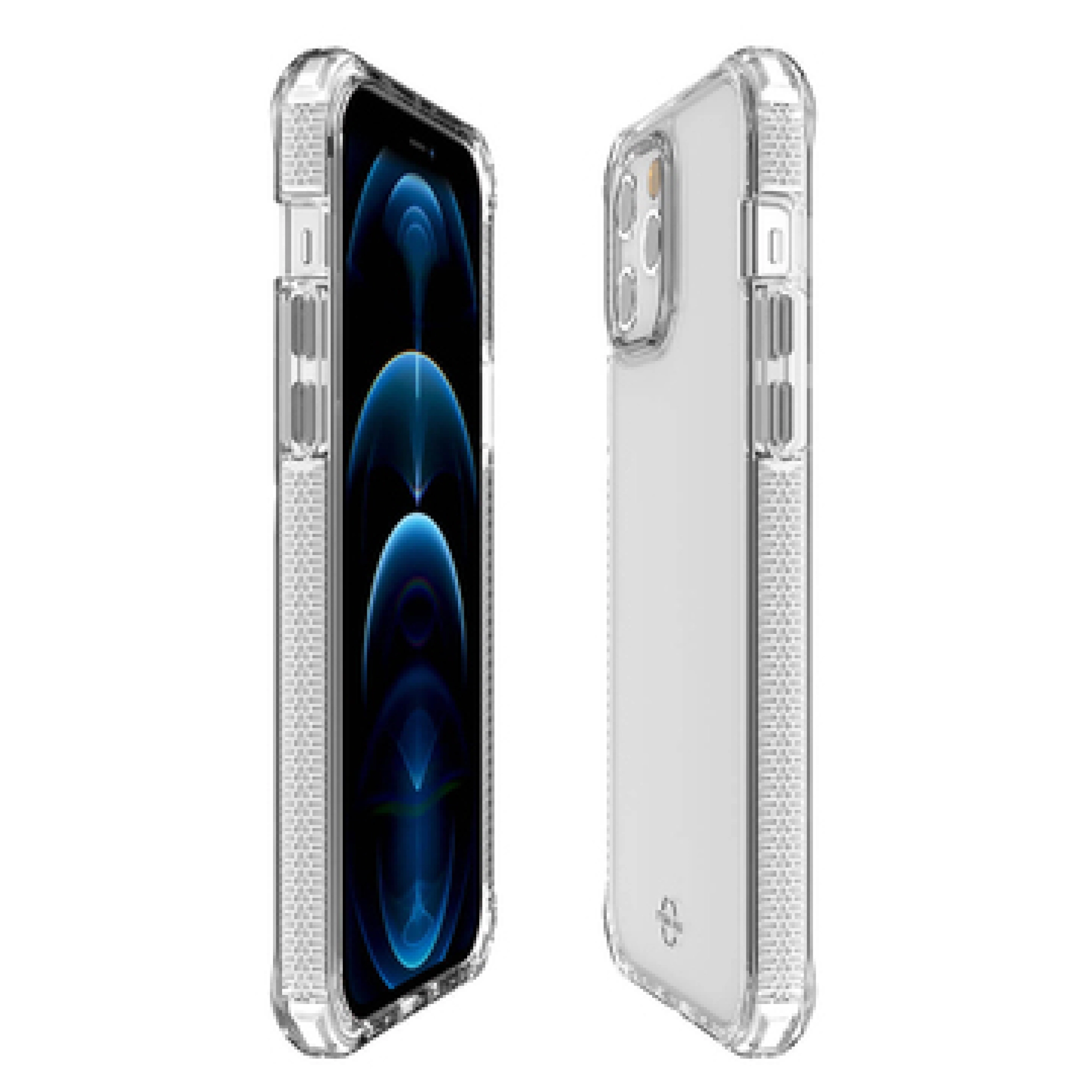 ITSKINS SUPREME CLEAR cover til iPhone 12 / 12 Pro®. Hvid og gennemsigtig