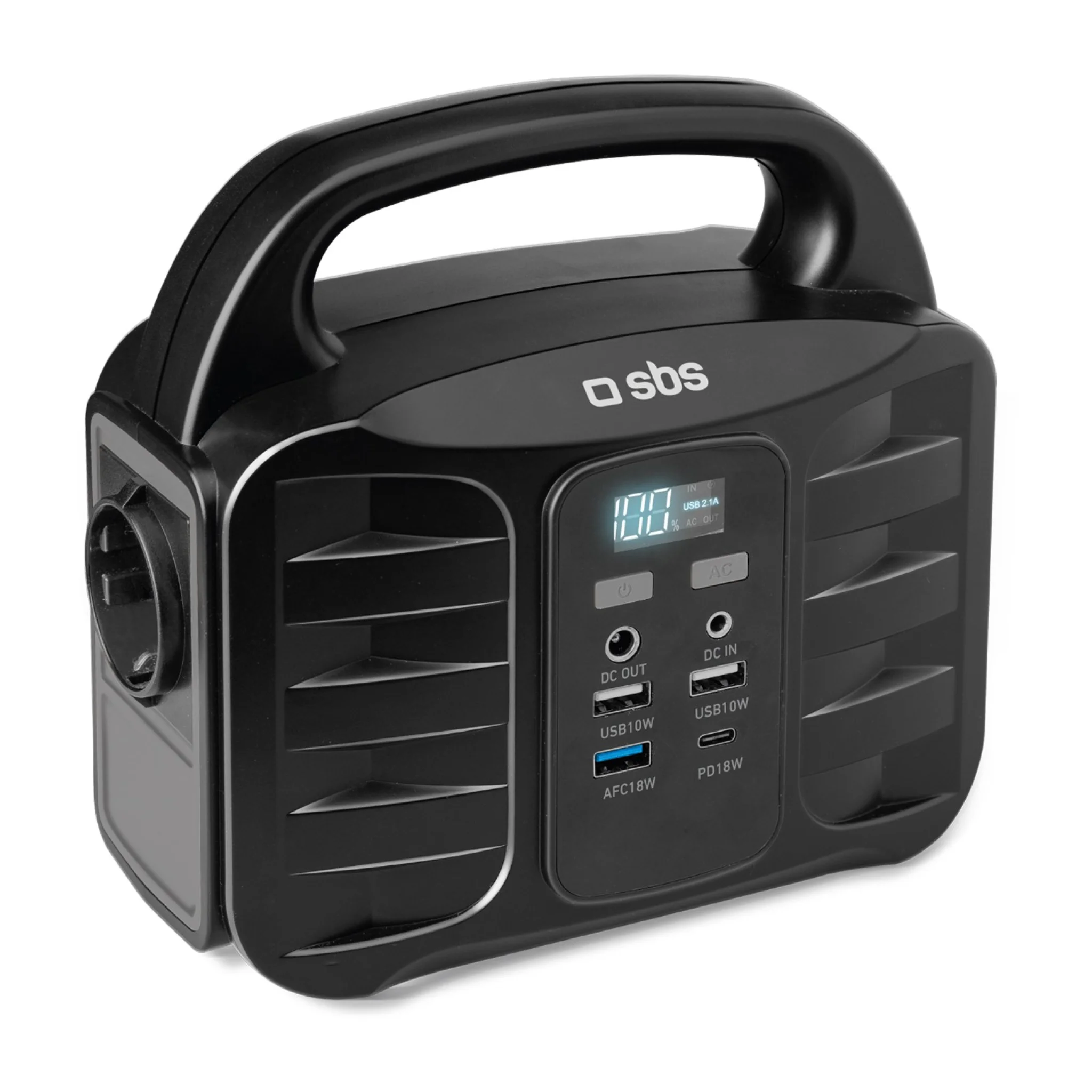 Sbs Portable 150W charging station. Sort
